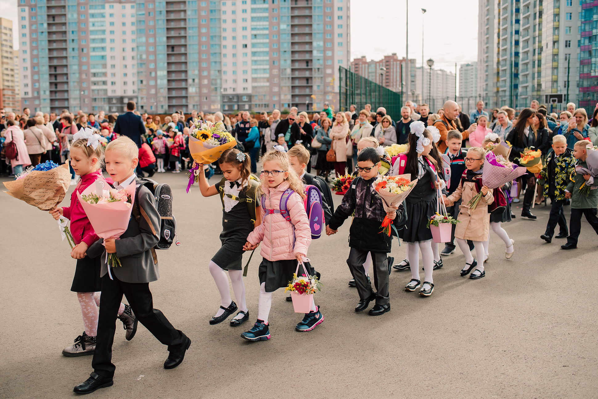 1-е сентября. Семейный и Свадебный фотограф. Санкт-Петербург. Пушкин