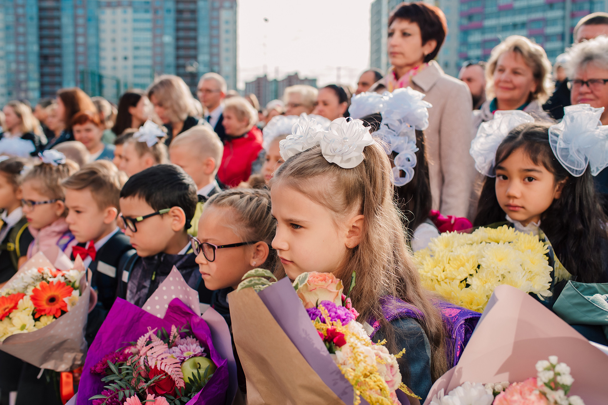 1-е сентября. Семейный и Свадебный фотограф. Санкт-Петербург. Пушкин