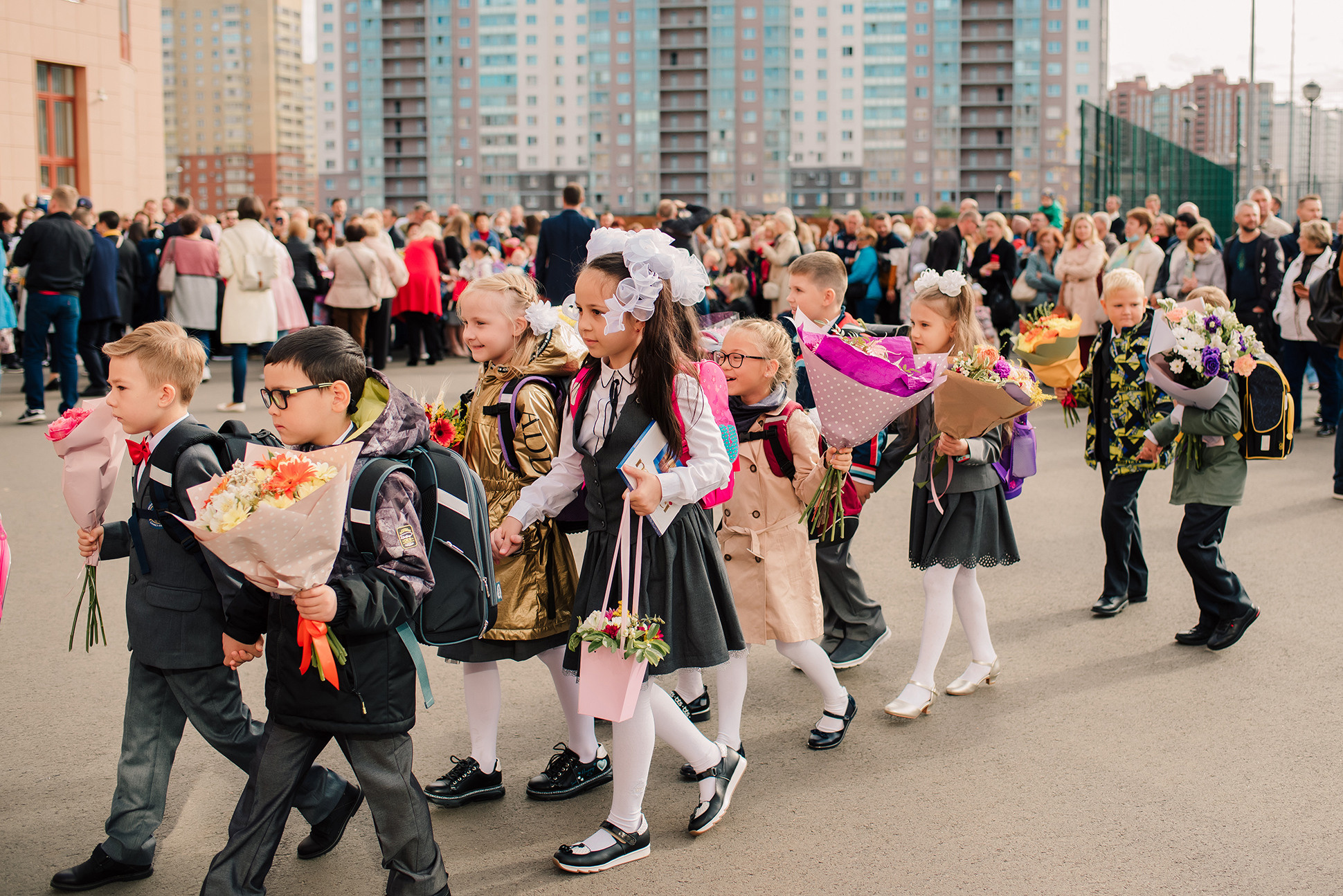 1-е сентября. Семейный и Свадебный фотограф. Санкт-Петербург. Пушкин