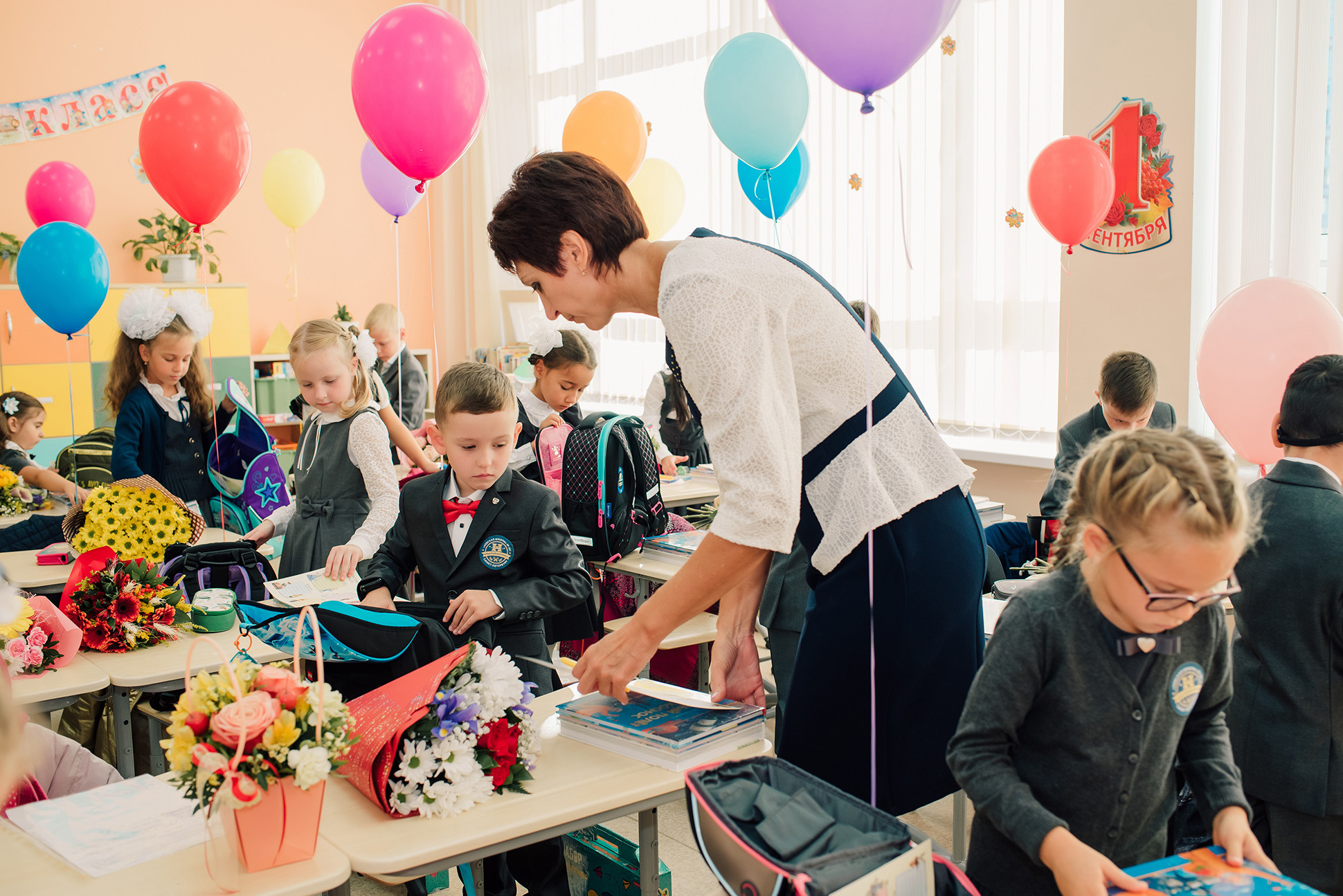 1-е сентября. Семейный и Свадебный фотограф. Санкт-Петербург. Пушкин