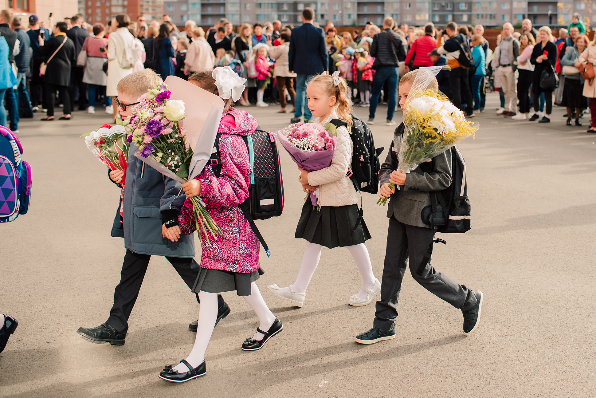 1-е сентября. Семейный и Свадебный фотограф. Санкт-Петербург. Пушкин