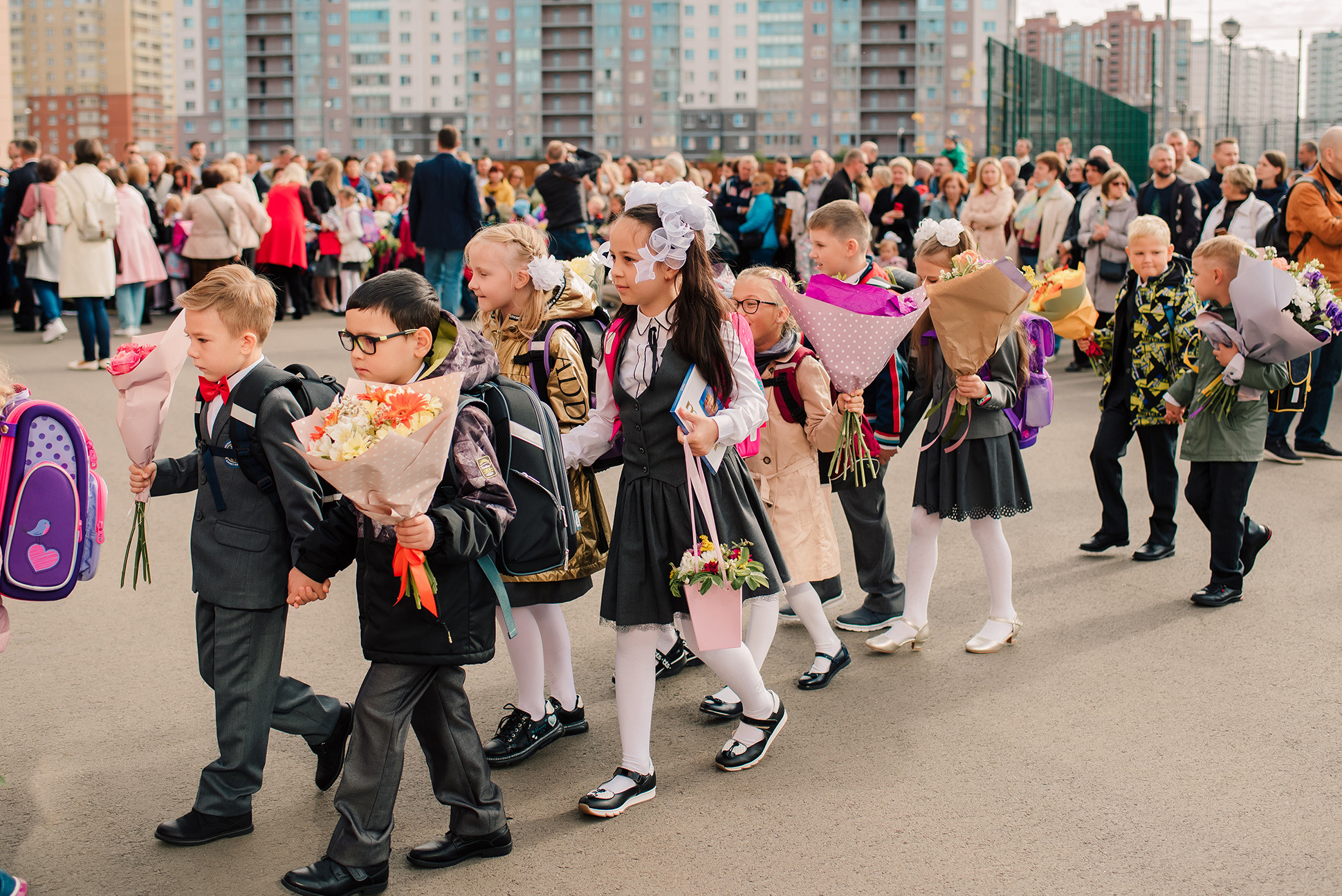 1-е сентября. Семейный и Свадебный фотограф. Санкт-Петербург. Пушкин