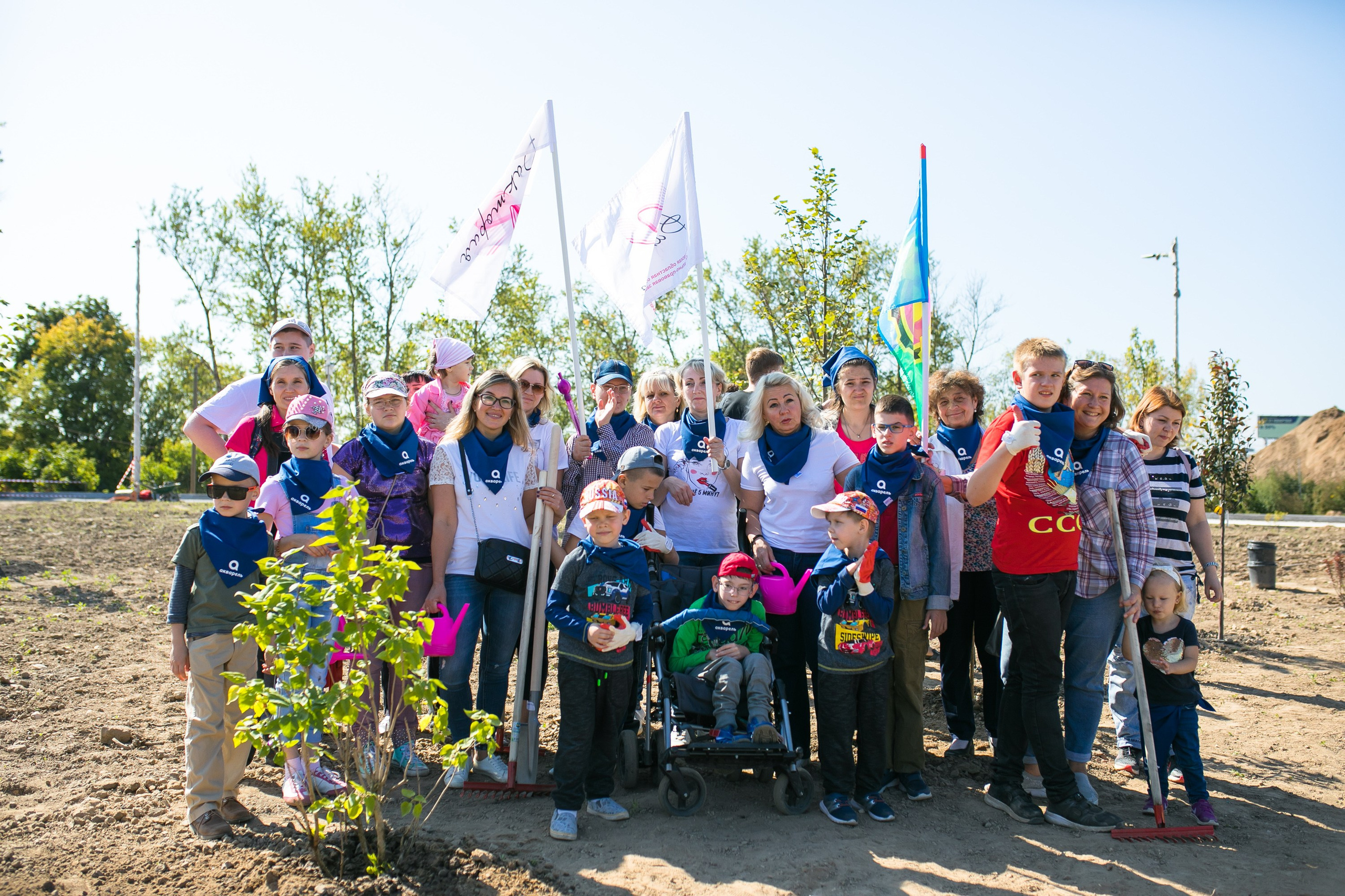 Экологическая акция «Акварельная аллея» ТРЦ Акварель Парк г. Пушкино. Портретный фотограф в Москве Анна Лукерьина