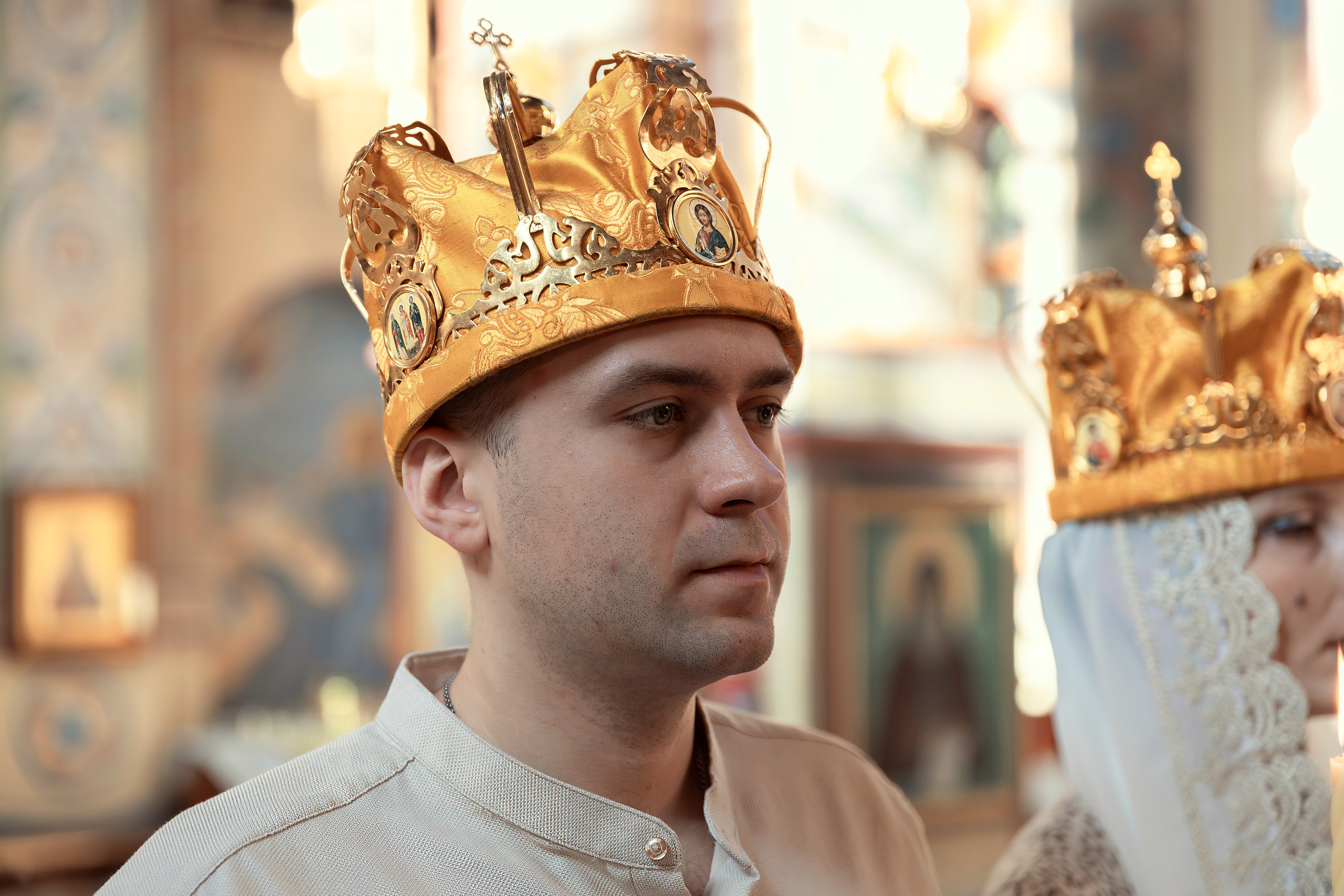 Венчание Максима и Юлии. ТОП Фотограф на Крещение и Венчание Железногорск Алексей Мещеряков