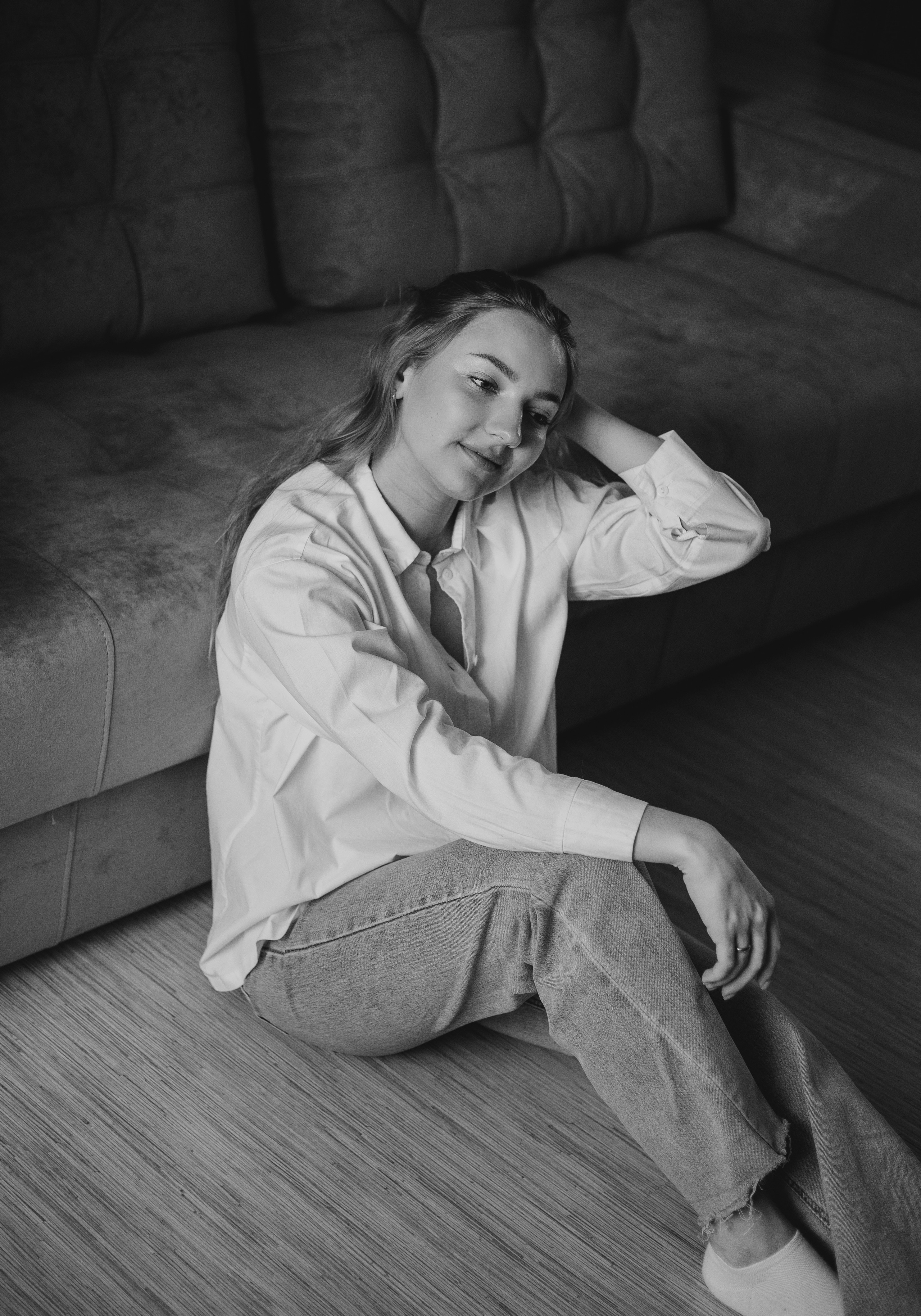 Домашняя фотосессия с малышом. Фотограф Мария Новоселова. Сургут