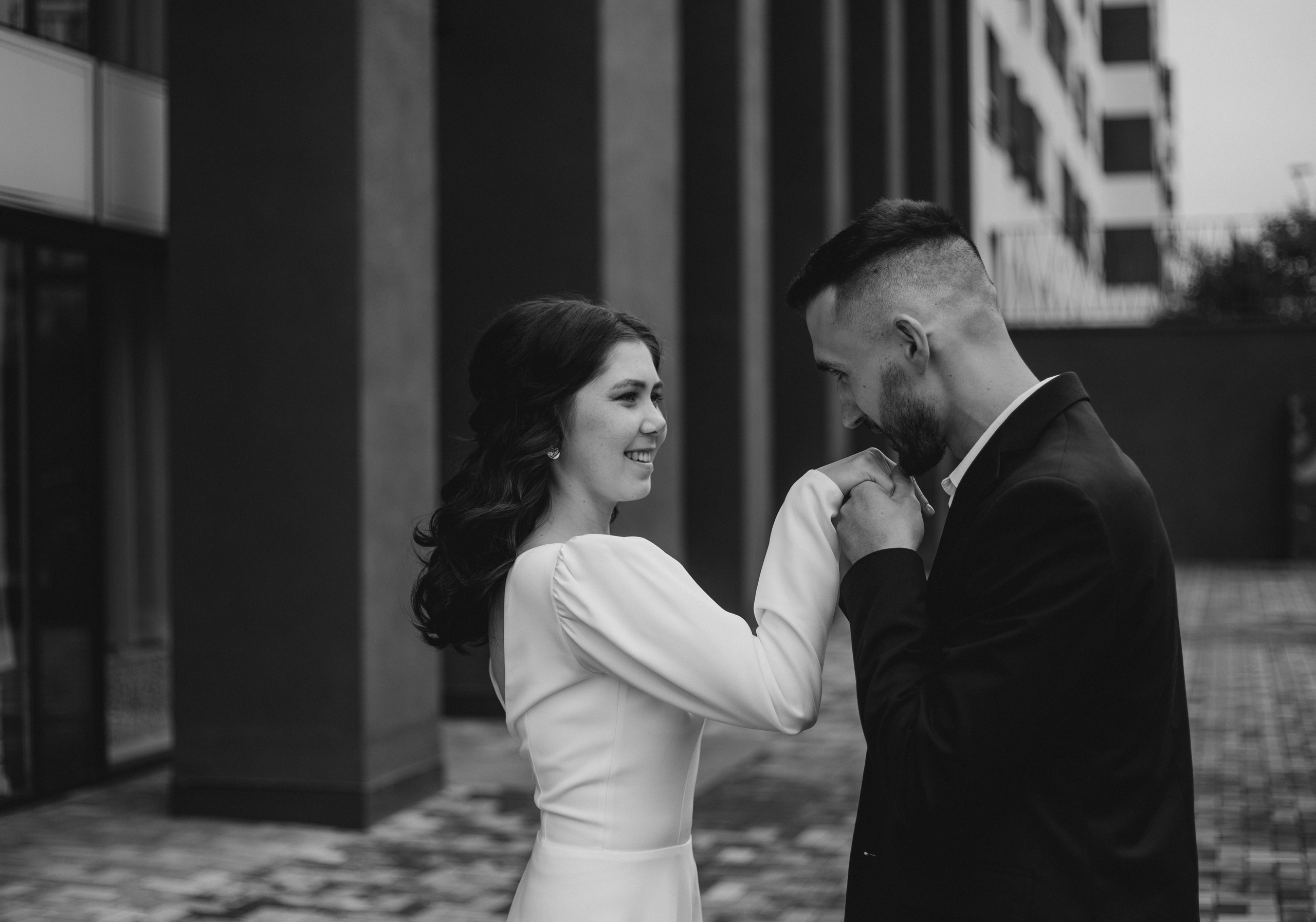 Свадебная прогулка. Новин квартал. Фотограф Мария Новоселова. Сургут