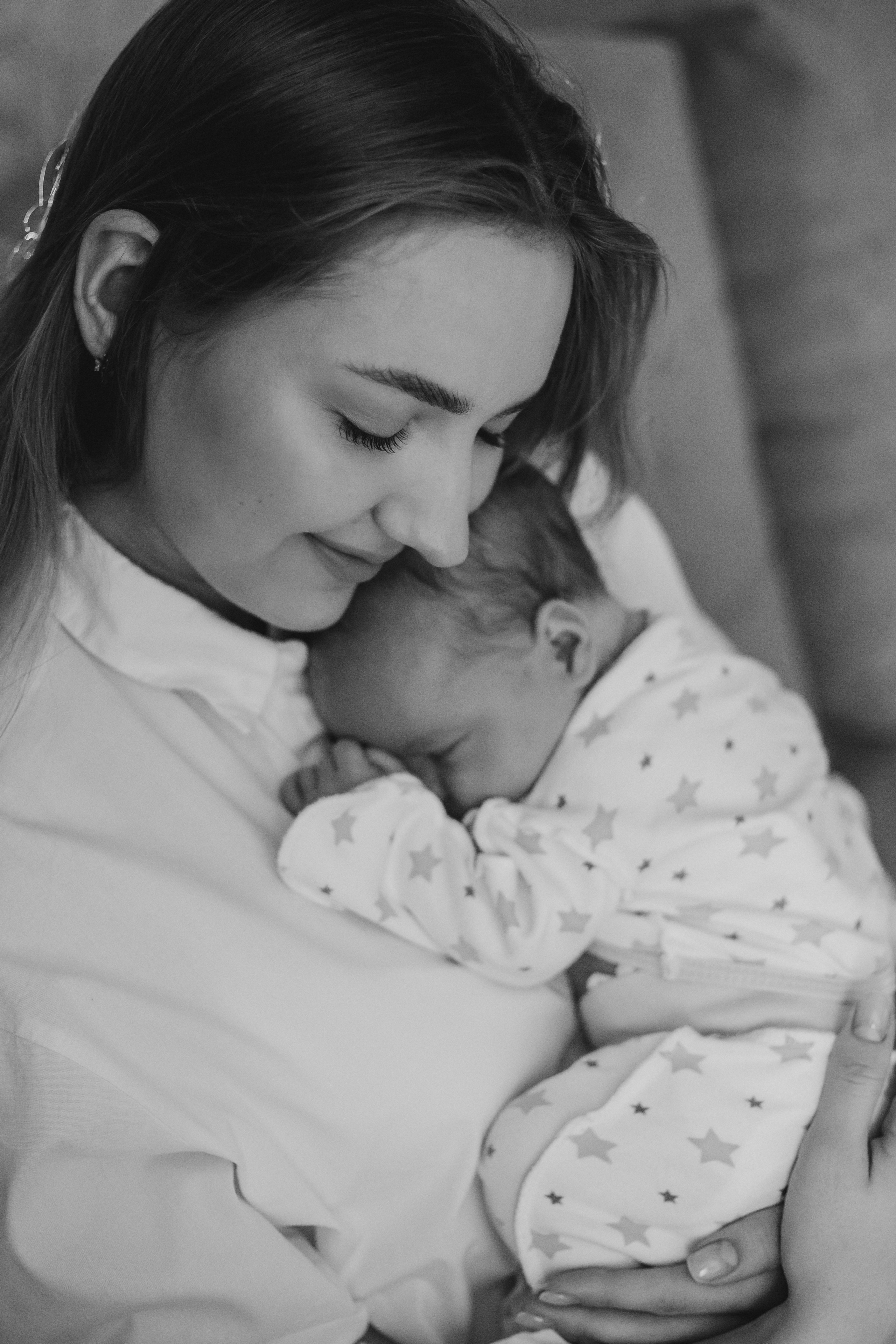 Домашняя фотосессия с малышом. Фотограф Мария Новоселова. Сургут