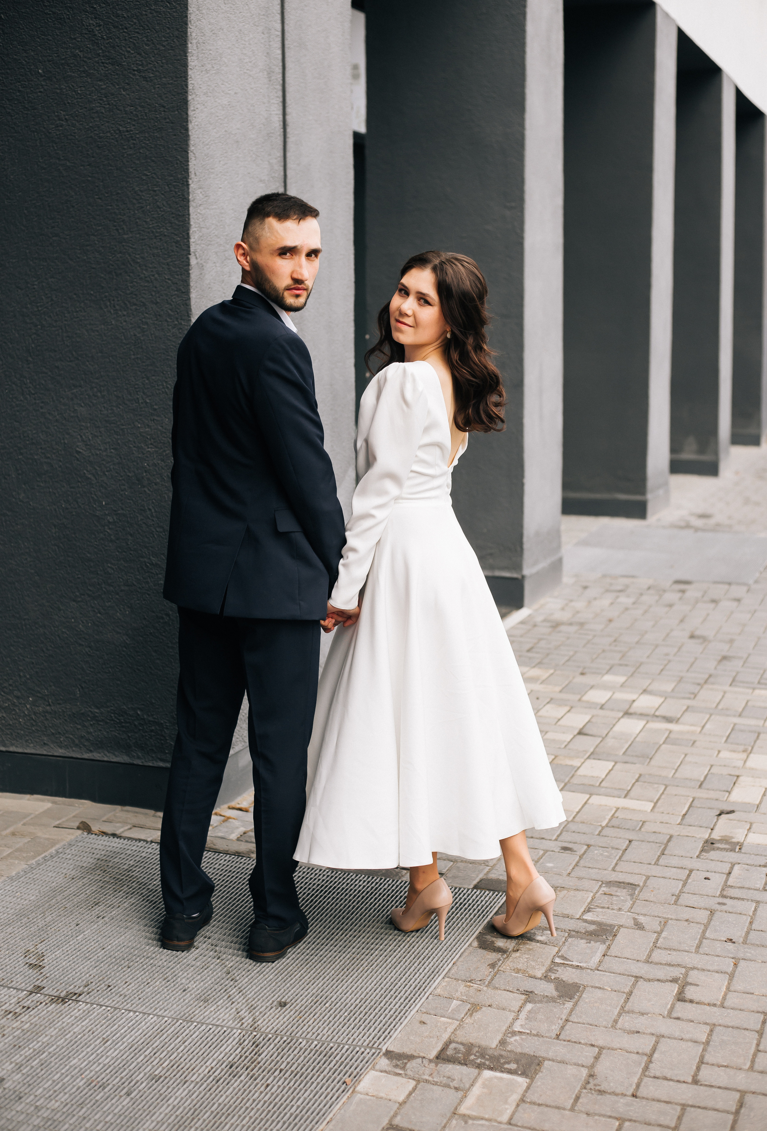 Свадебная прогулка. Новин квартал. Фотограф Мария Новоселова. Сургут