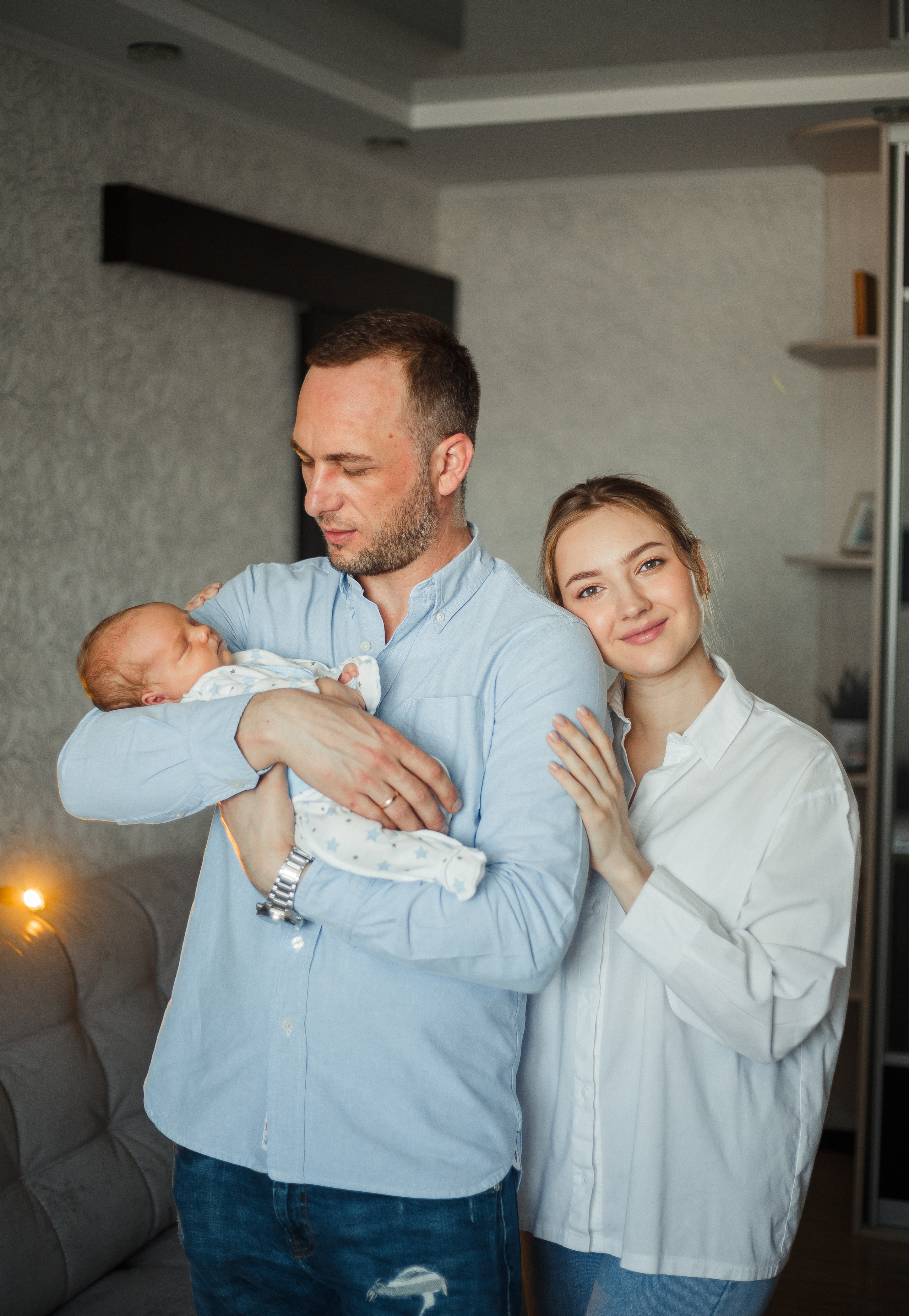 Домашняя фотосессия с малышом. Фотограф Мария Новоселова. Сургут