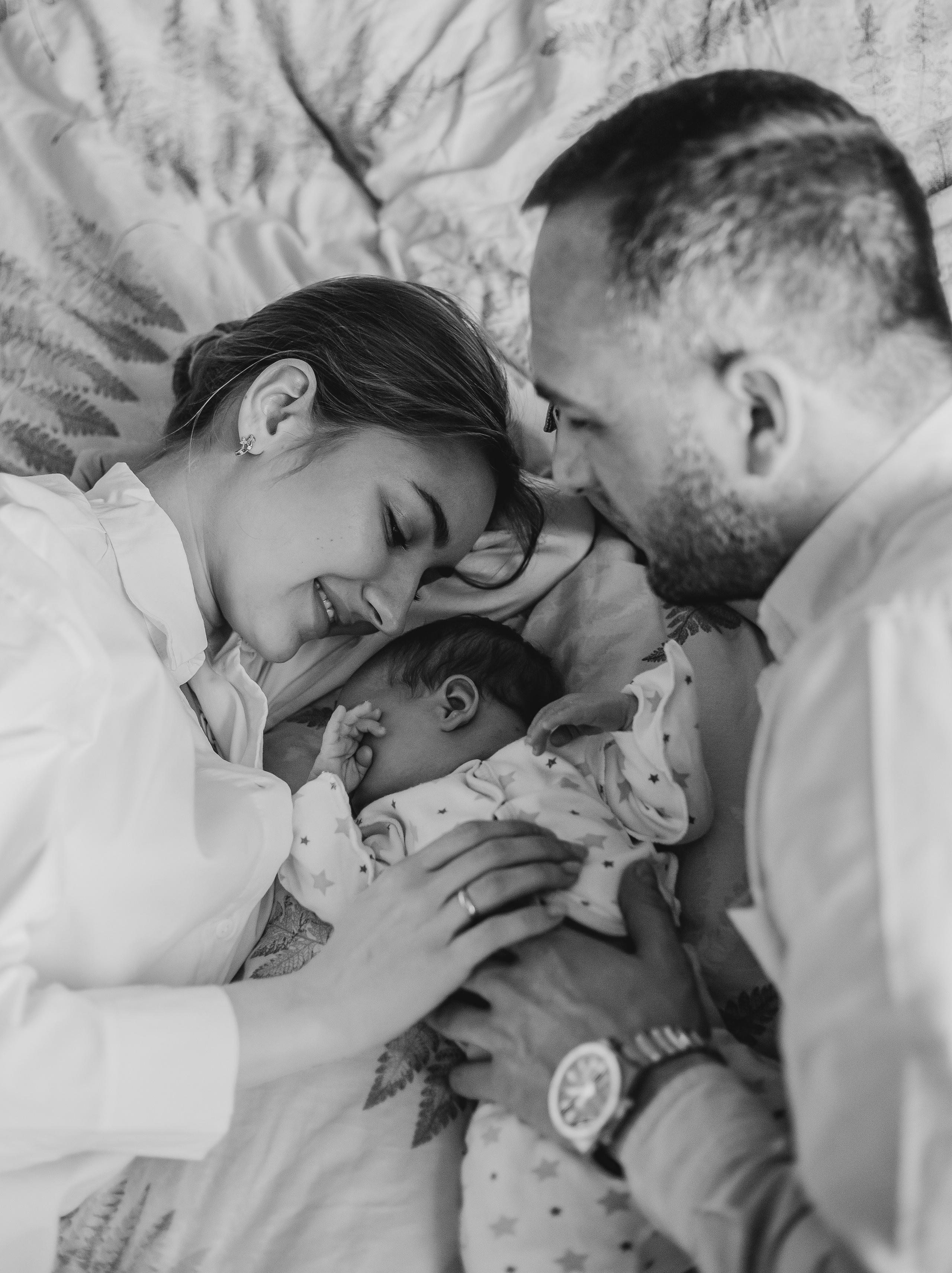 Домашняя фотосессия с малышом. Фотограф Мария Новоселова. Сургут