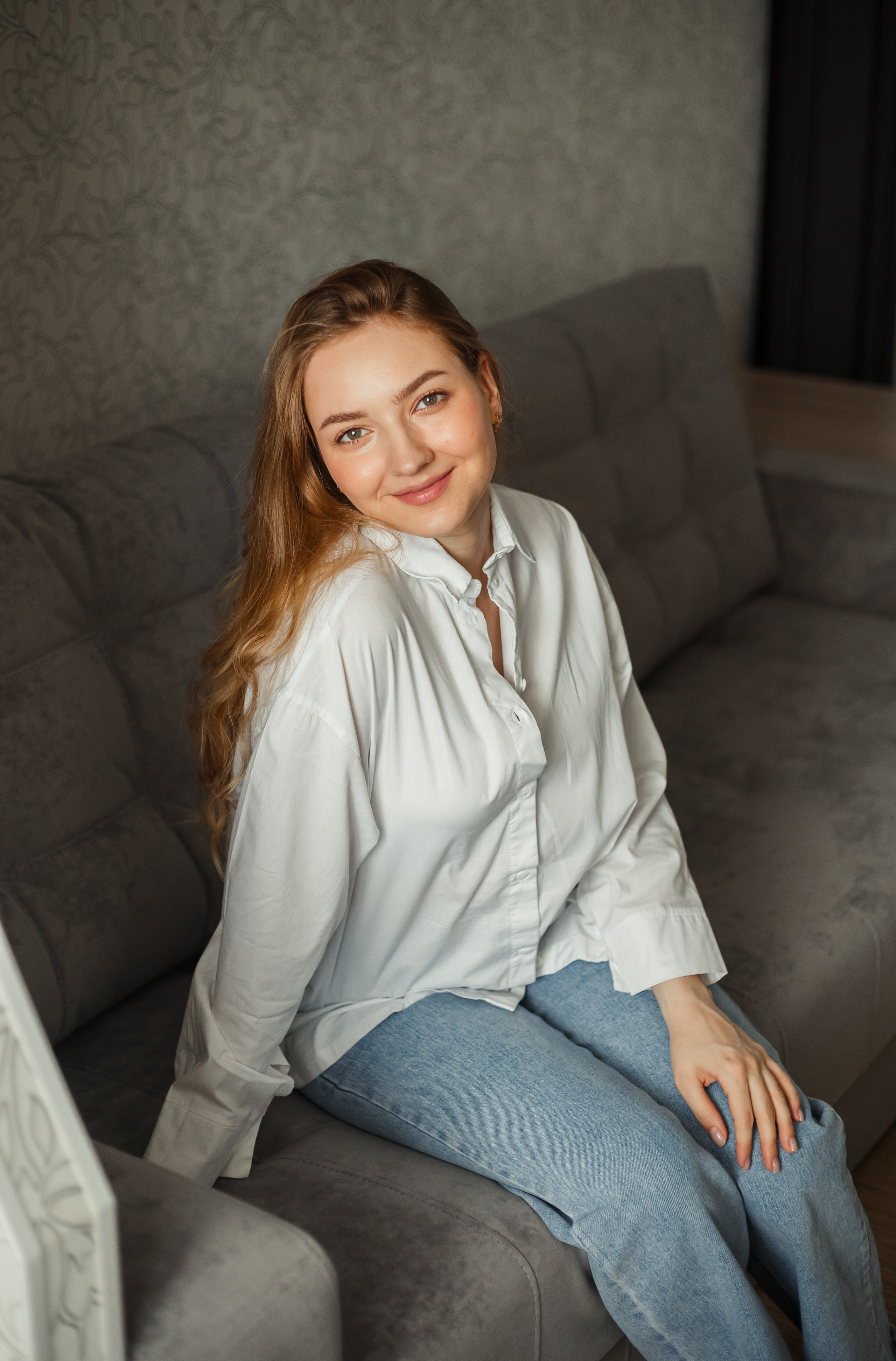 Домашняя фотосессия с малышом. Фотограф Мария Новоселова. Сургут