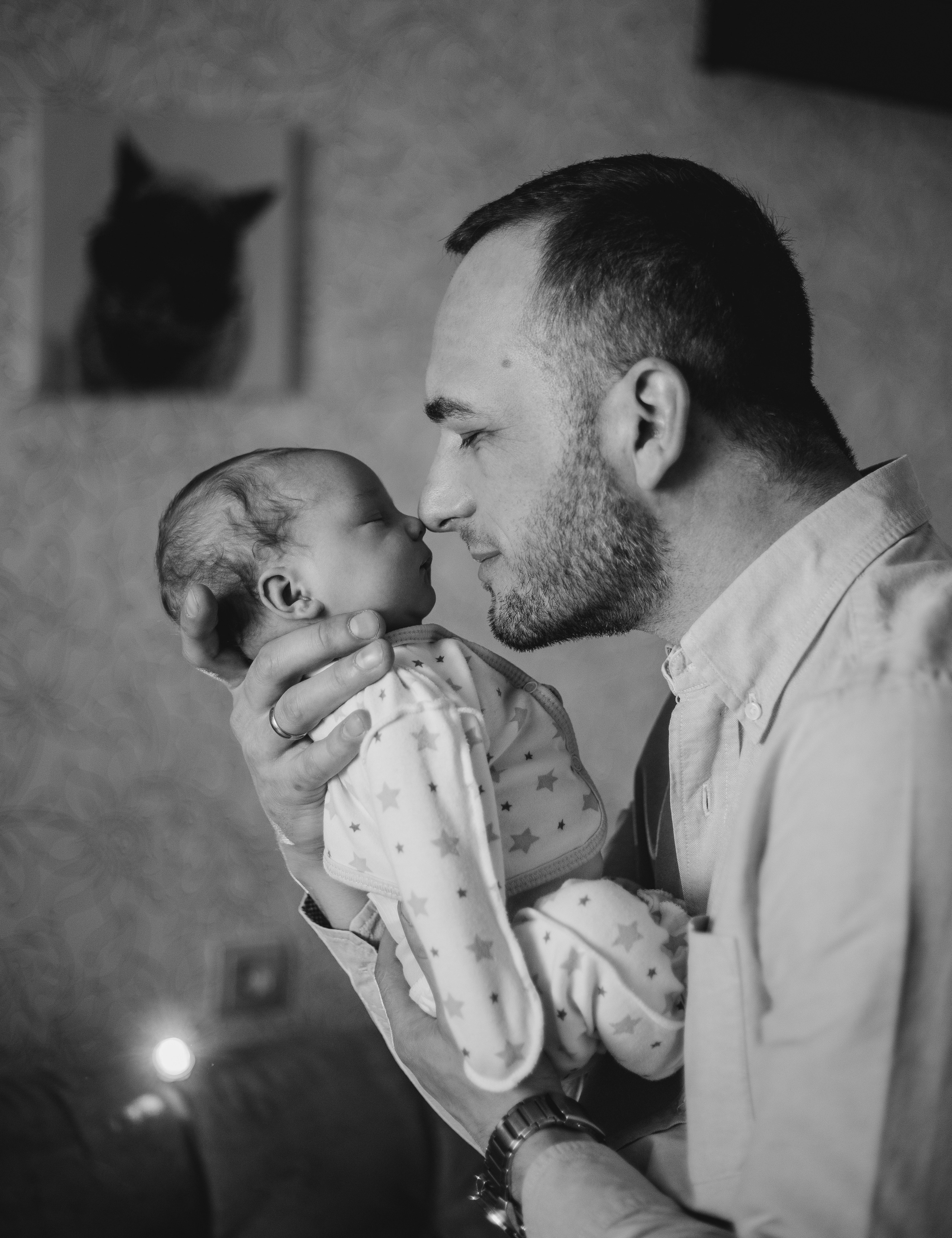 Домашняя фотосессия с малышом. Фотограф Мария Новоселова. Сургут