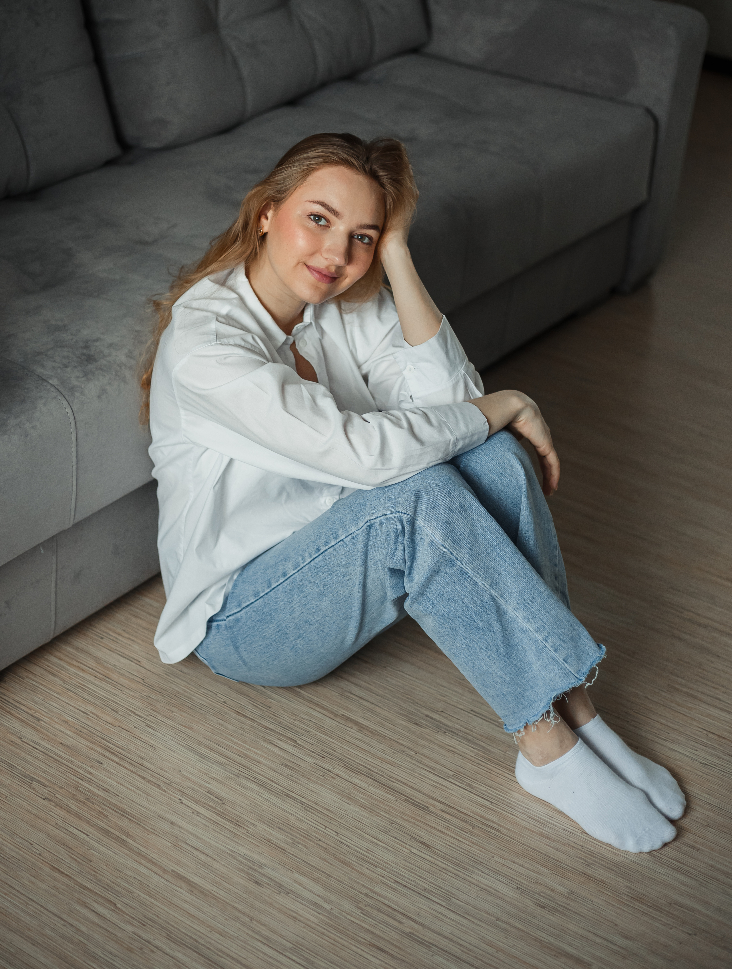 Домашняя фотосессия с малышом. Фотограф Мария Новоселова. Сургут