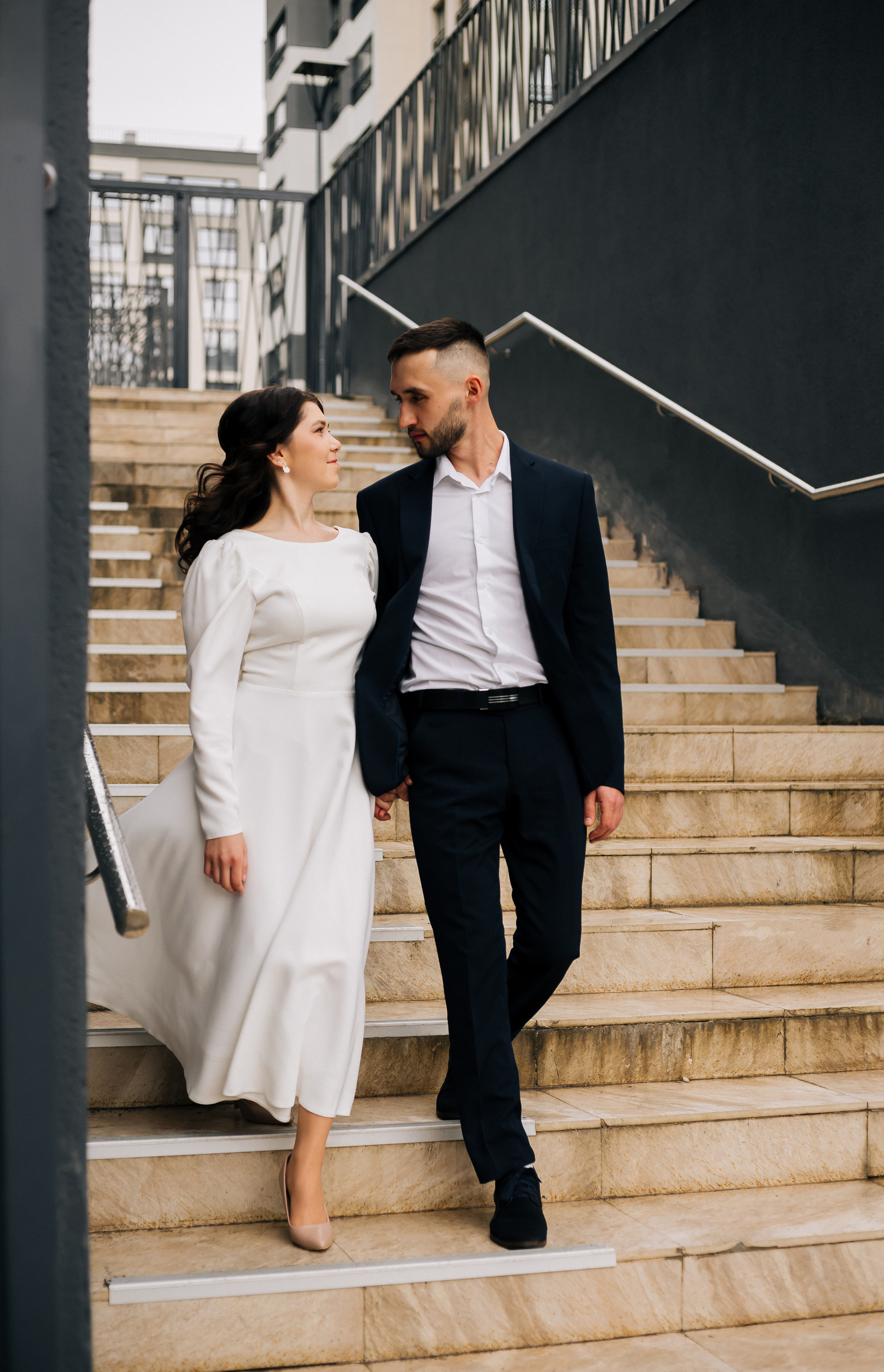 Свадебная прогулка. Новин квартал. Фотограф Мария Новоселова. Сургут