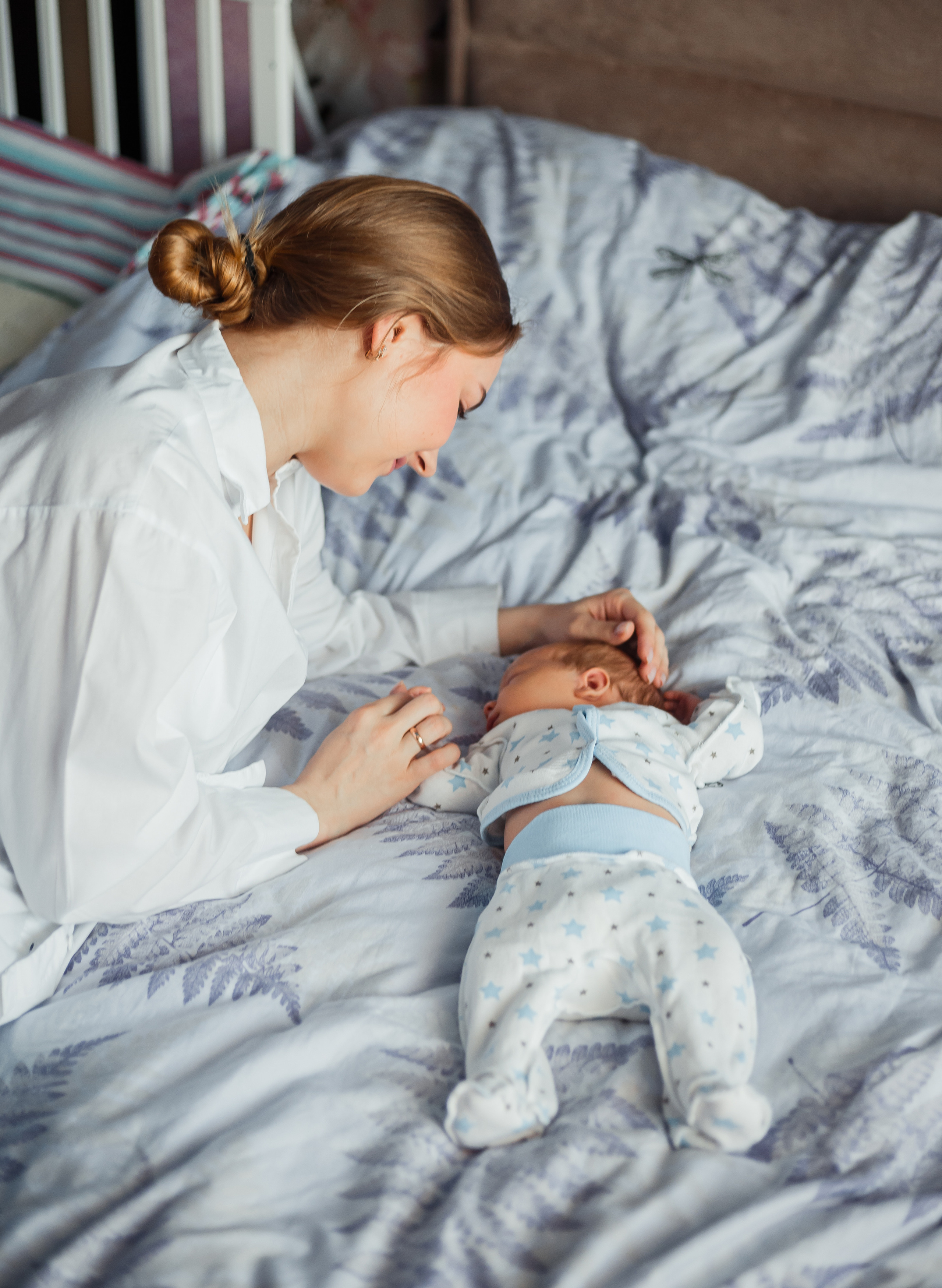 Домашняя фотосессия с малышом. Фотограф Мария Новоселова. Сургут