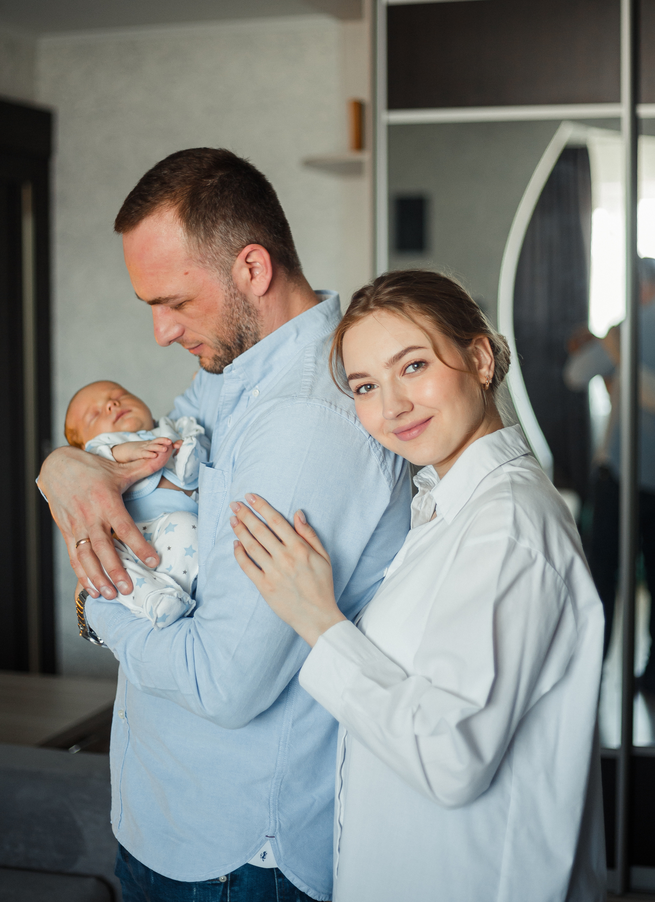 Домашняя фотосессия с малышом. Фотограф Мария Новоселова. Сургут