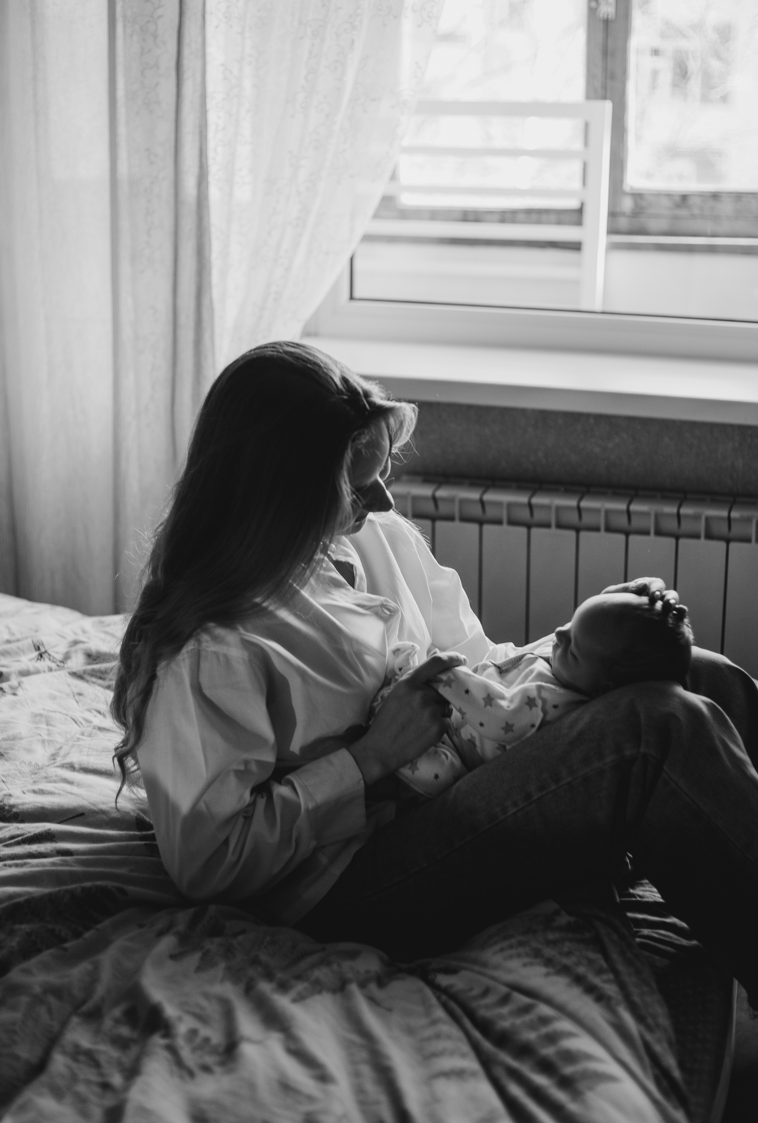 Домашняя фотосессия с малышом. Фотограф Мария Новоселова. Сургут