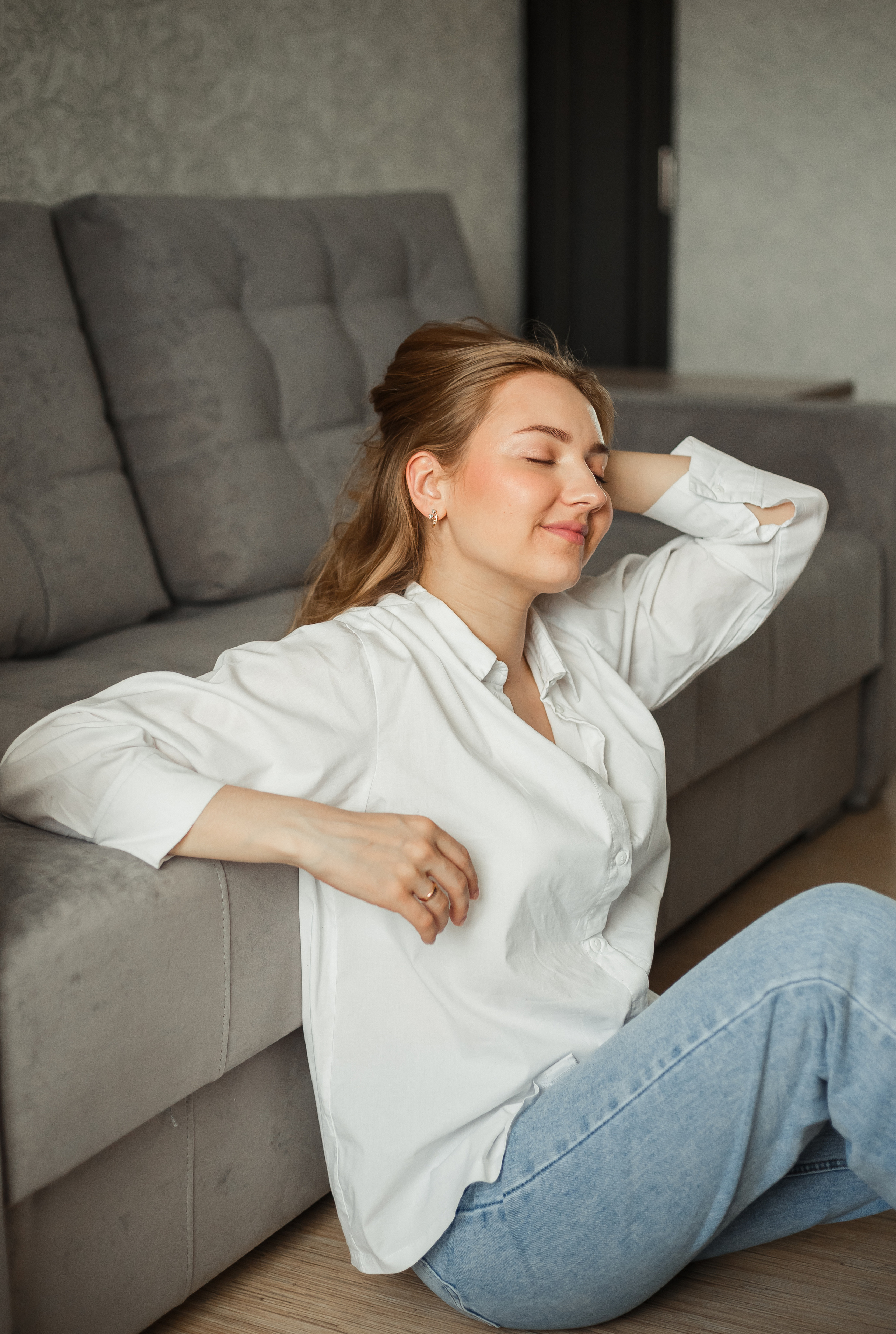 Домашняя фотосессия с малышом. Фотограф Мария Новоселова. Сургут