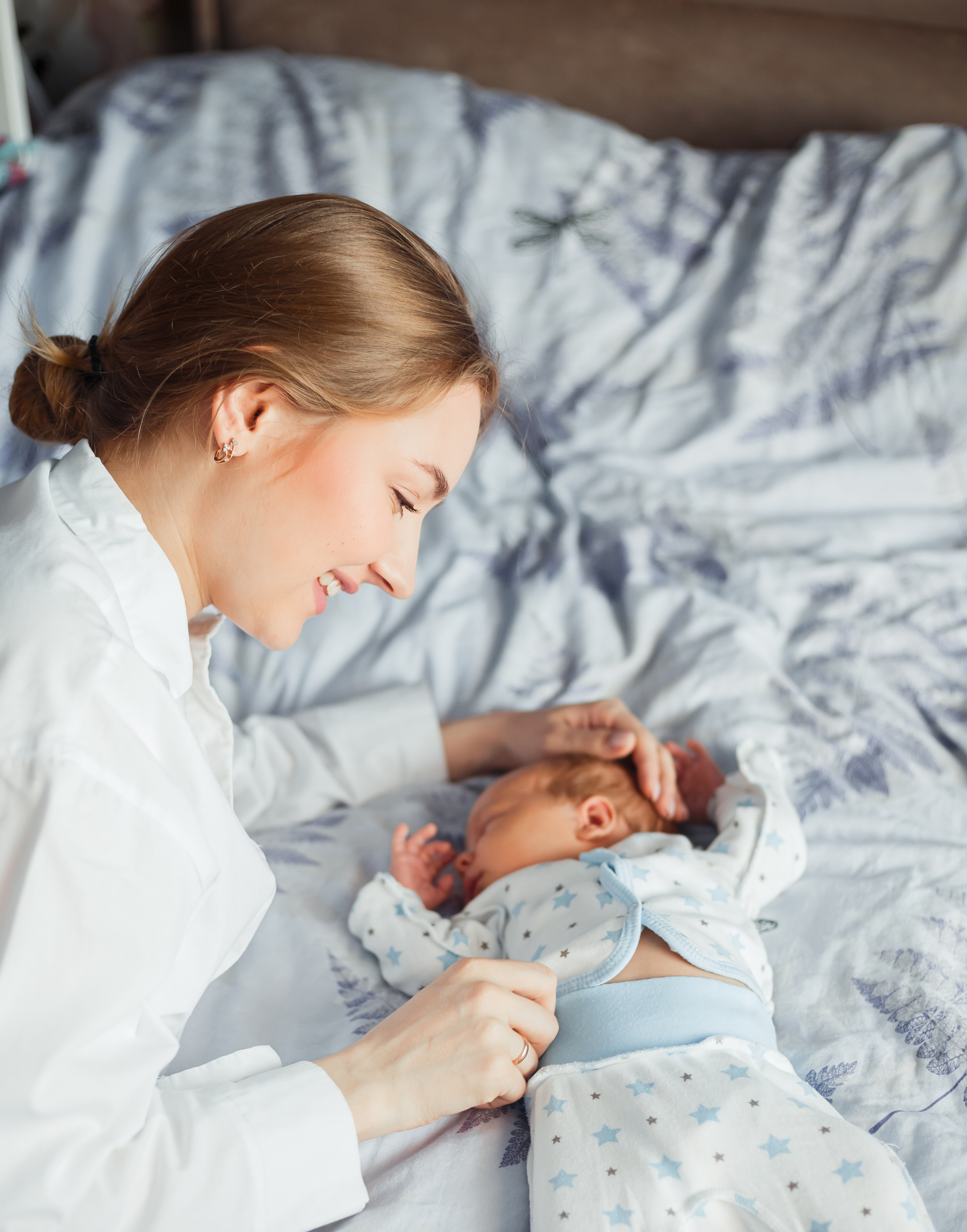 Домашняя фотосессия с малышом. Фотограф Мария Новоселова. Сургут