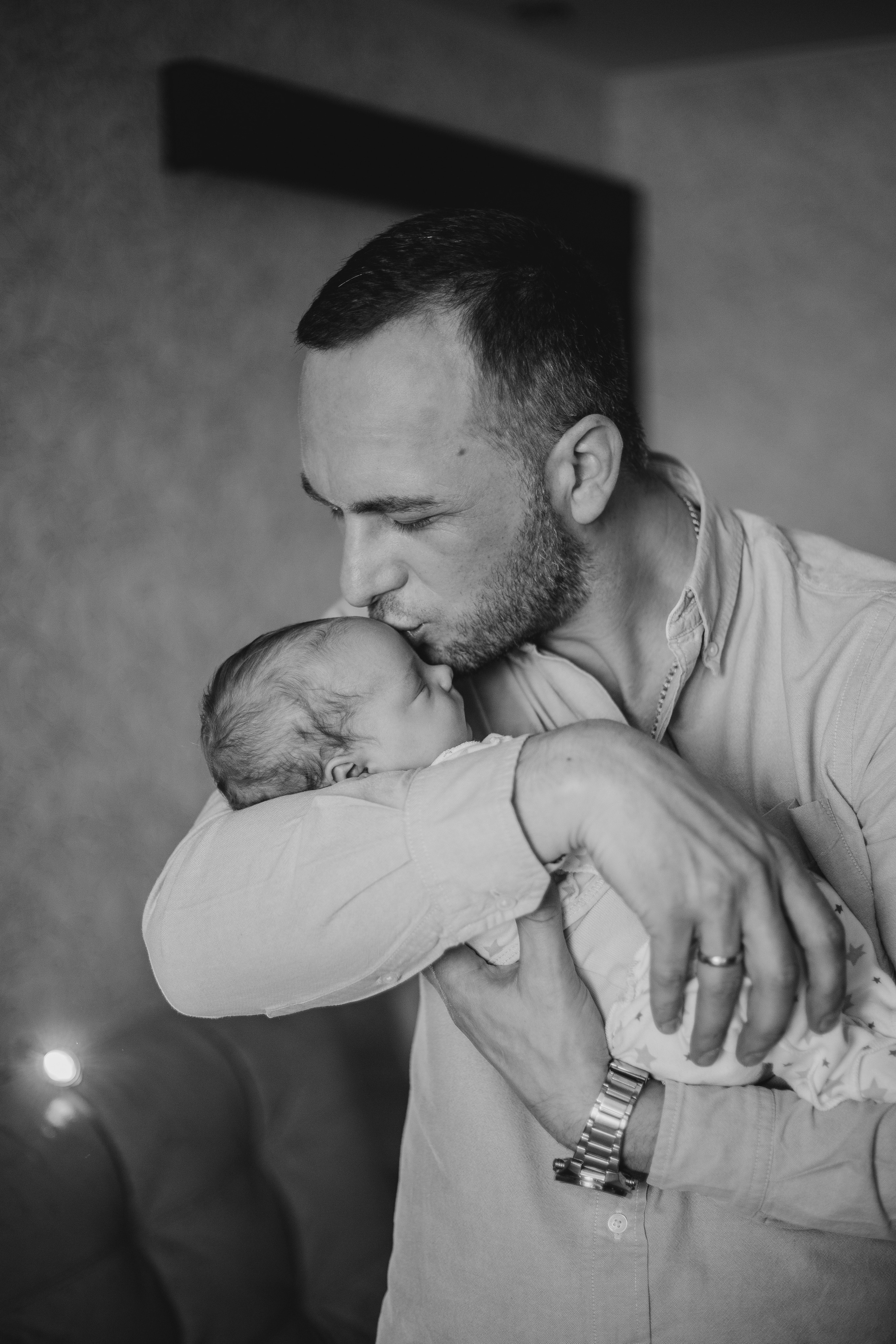 Домашняя фотосессия с малышом. Фотограф Мария Новоселова. Сургут