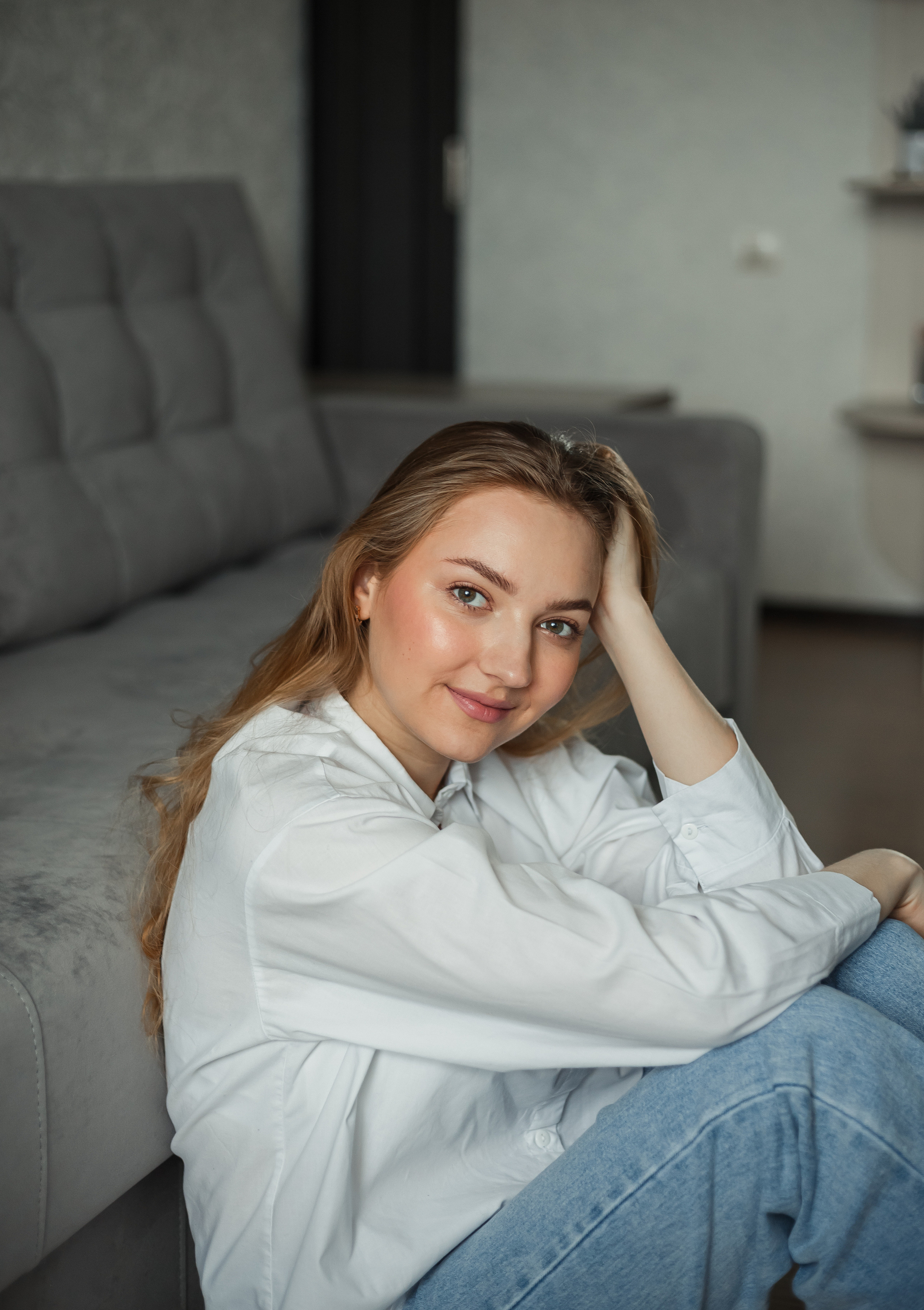 Домашняя фотосессия с малышом. Фотограф Мария Новоселова. Сургут