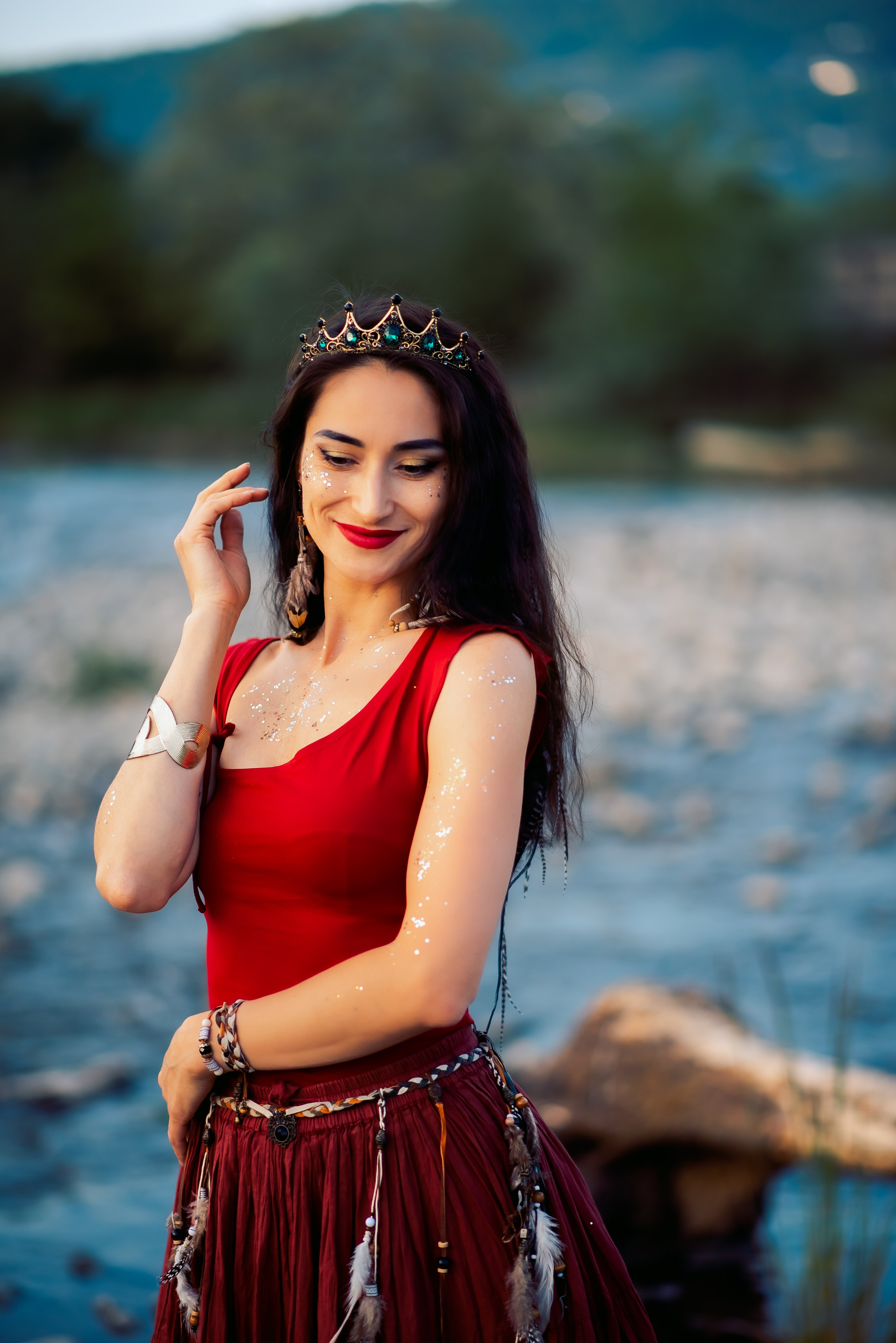 У костра. Семейный и женский фотограф Лоо Краснодар Сочи Энем Татьяна Трибурт