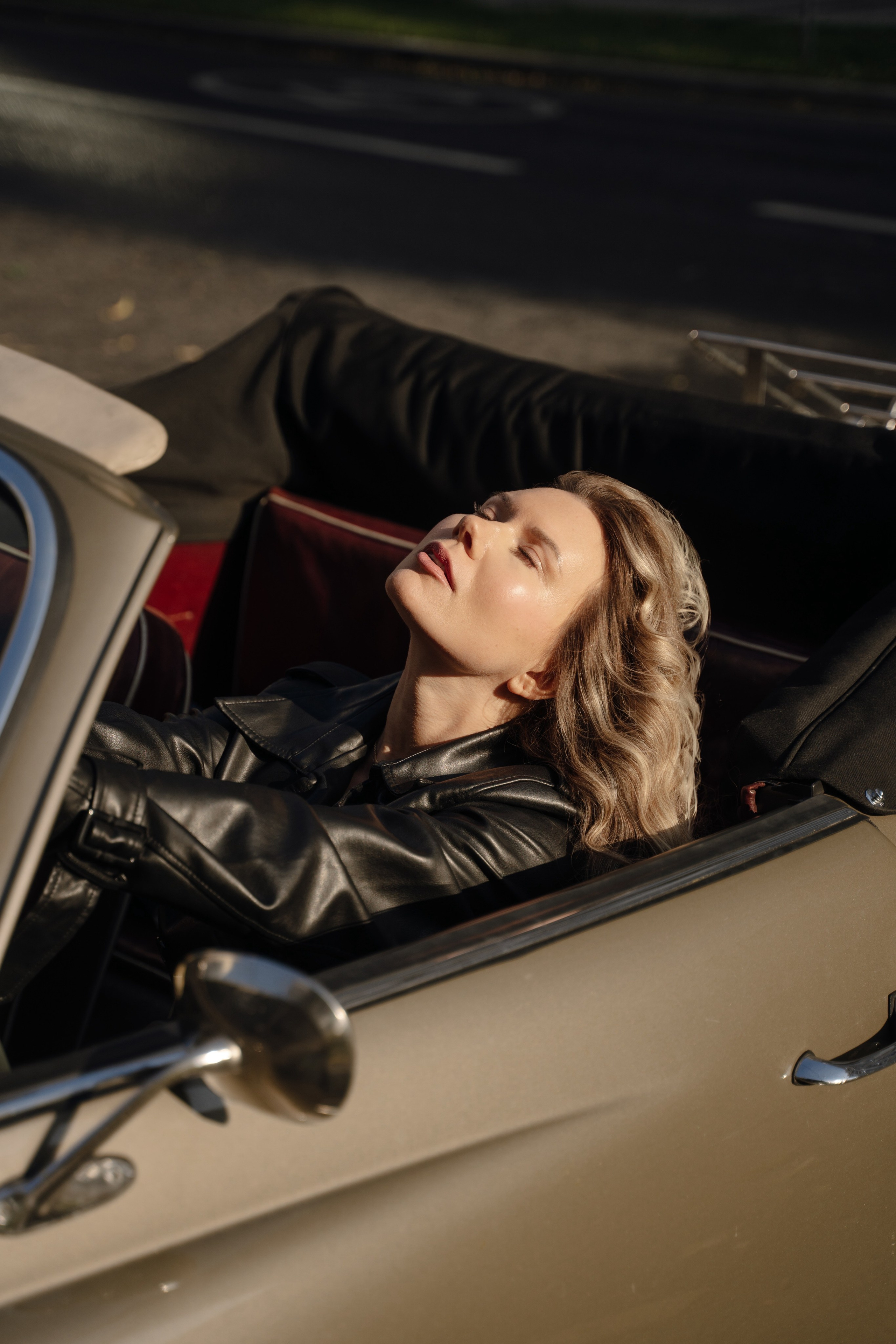 История с ретро кабриолетом. Портретный фотограф в Москве