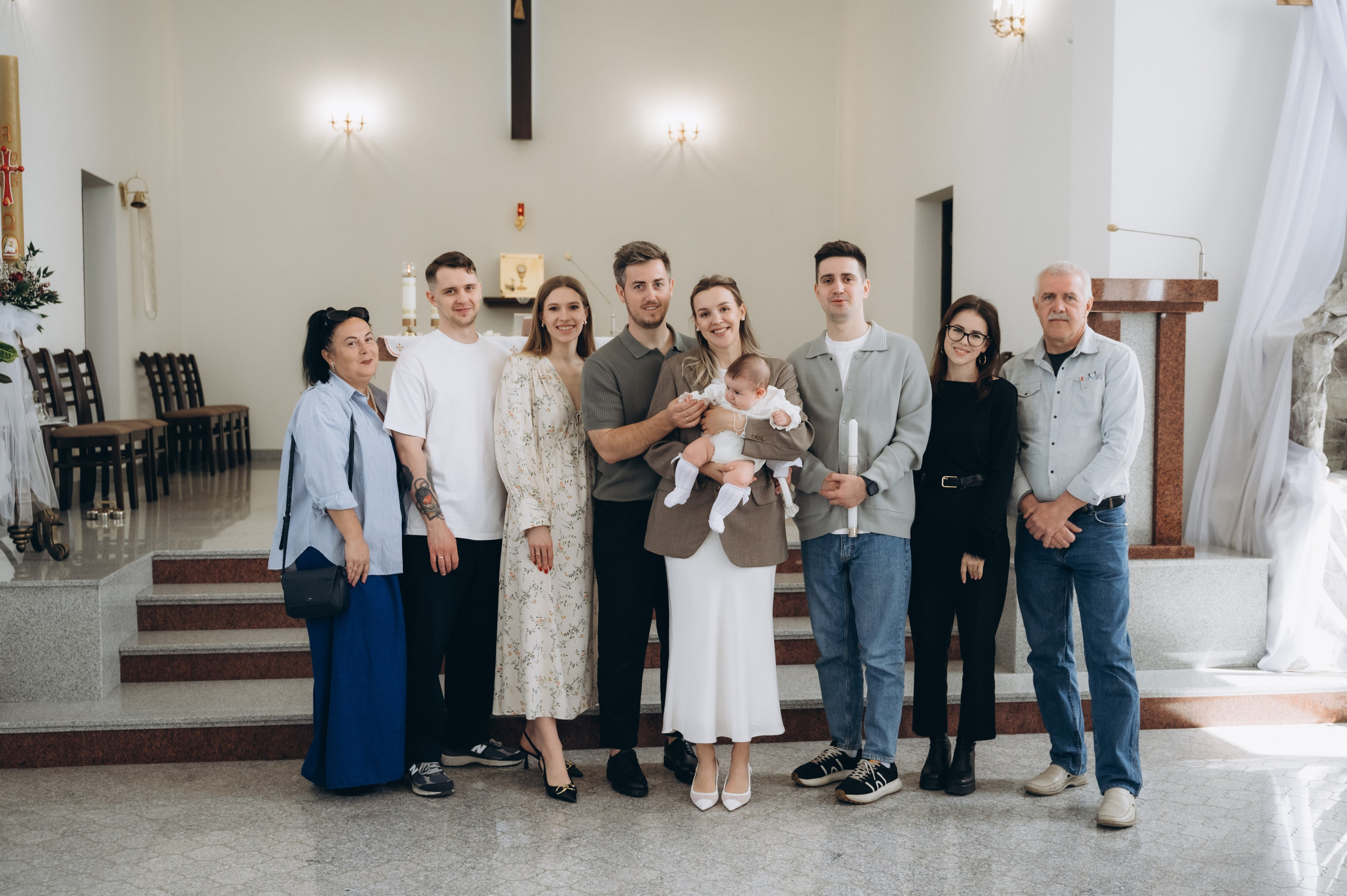 Крещение Леи (Костёл Святого Духа). Семейный фотограф в Минске Дарья Дреко