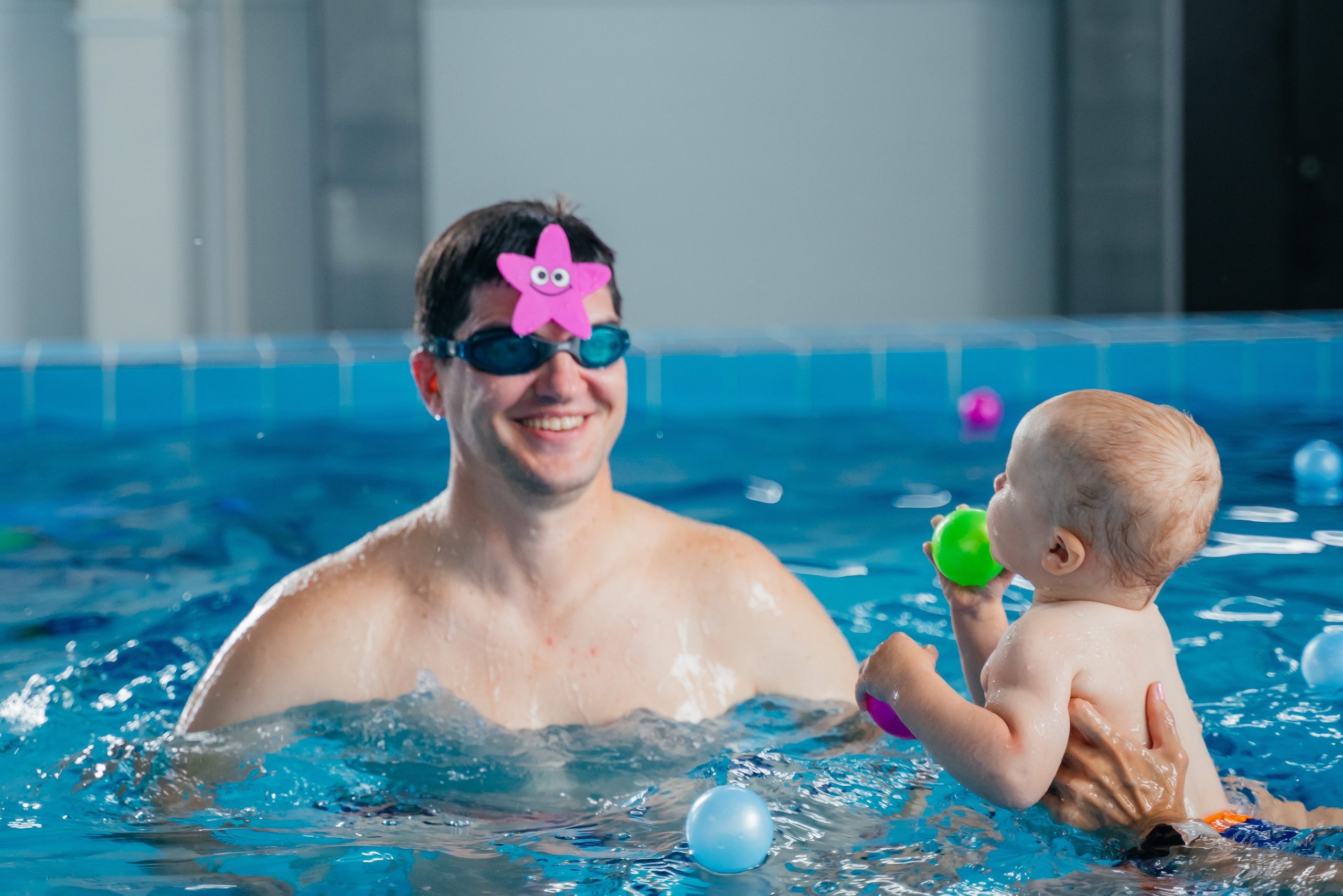 Студия детского плавания. Семейный фотограф в Саратове