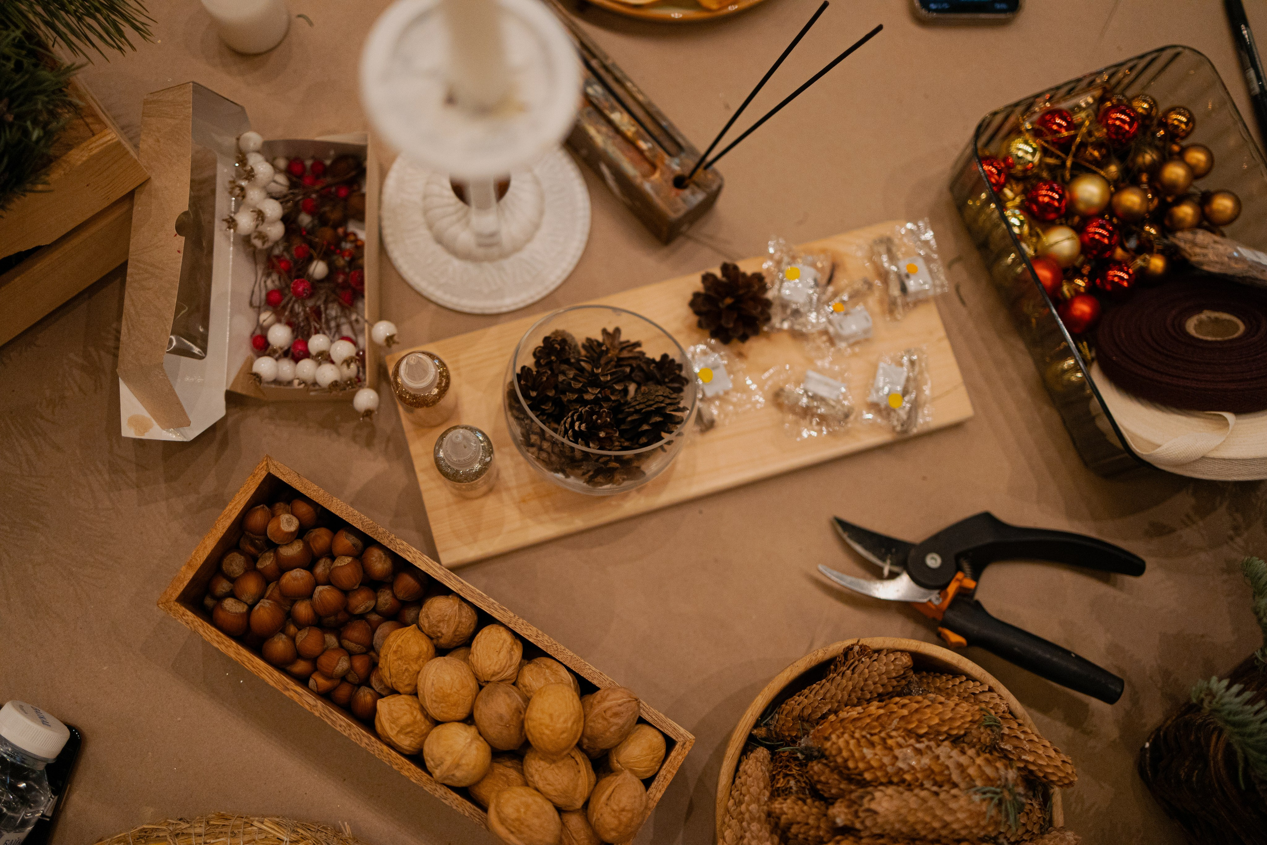 Мк свечи и венок (новогодний корпоратив). Анастасия Ракчеева Художник