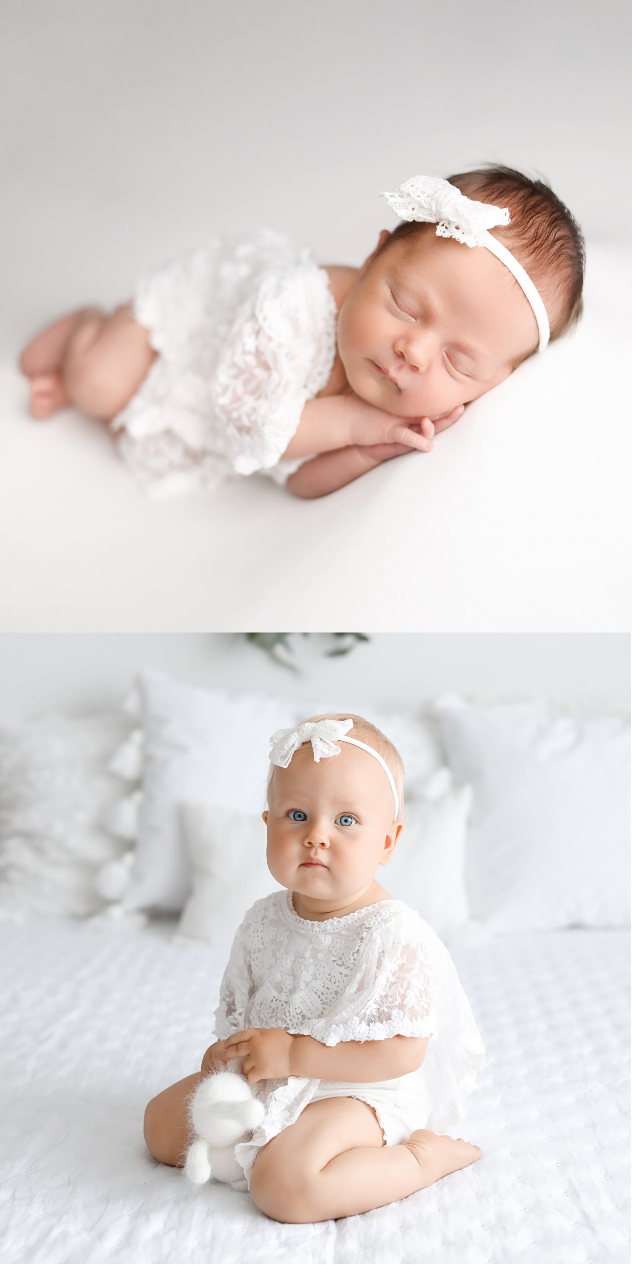 Детская фотосессия на 1 годик для Киры. Фотограф новорожденных Москва. Ньюборн фотограф Москва
