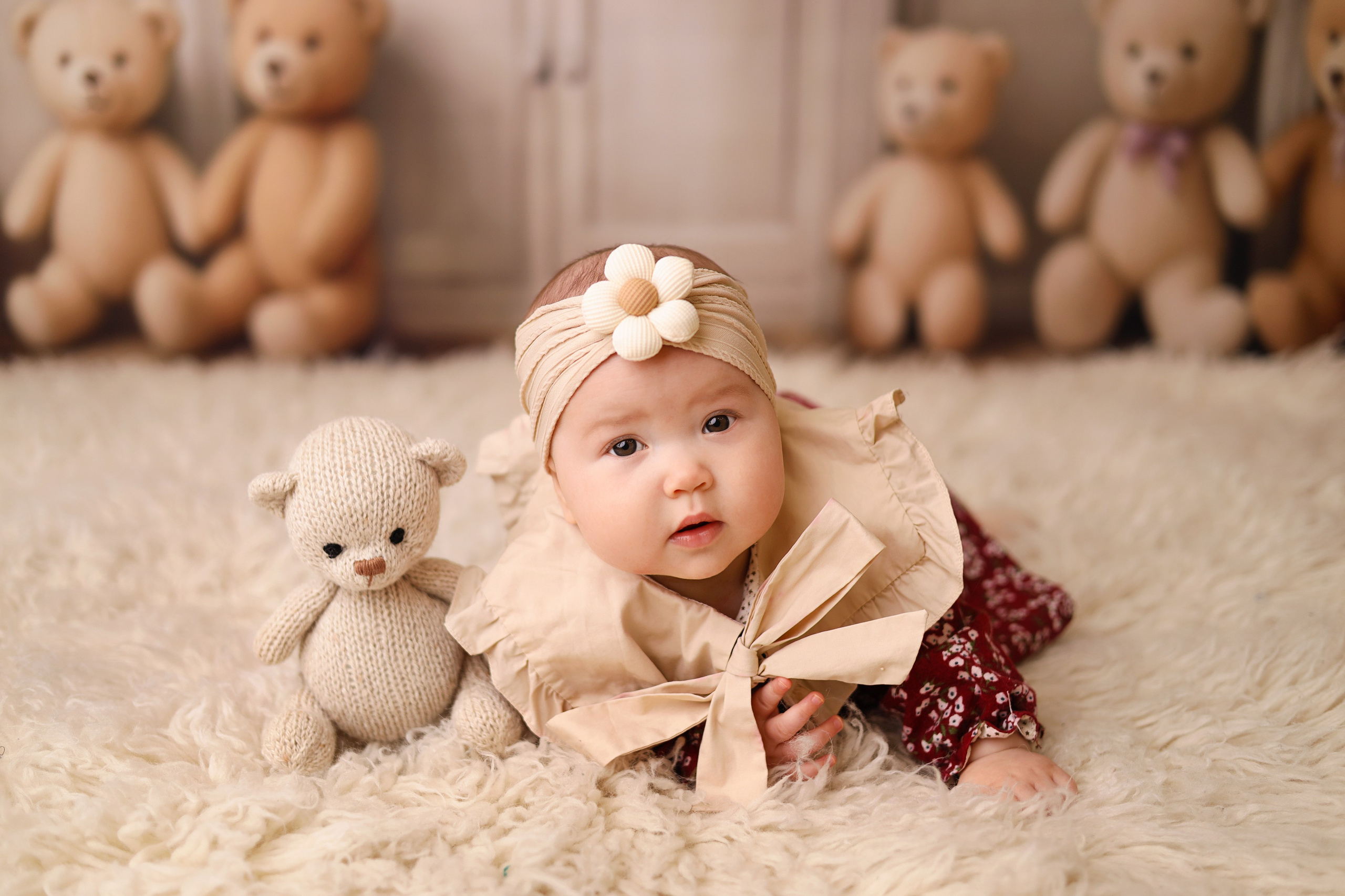 Соне 6 месцев. Фотограф новорожденных Москва. Ньюборн фотограф Москва