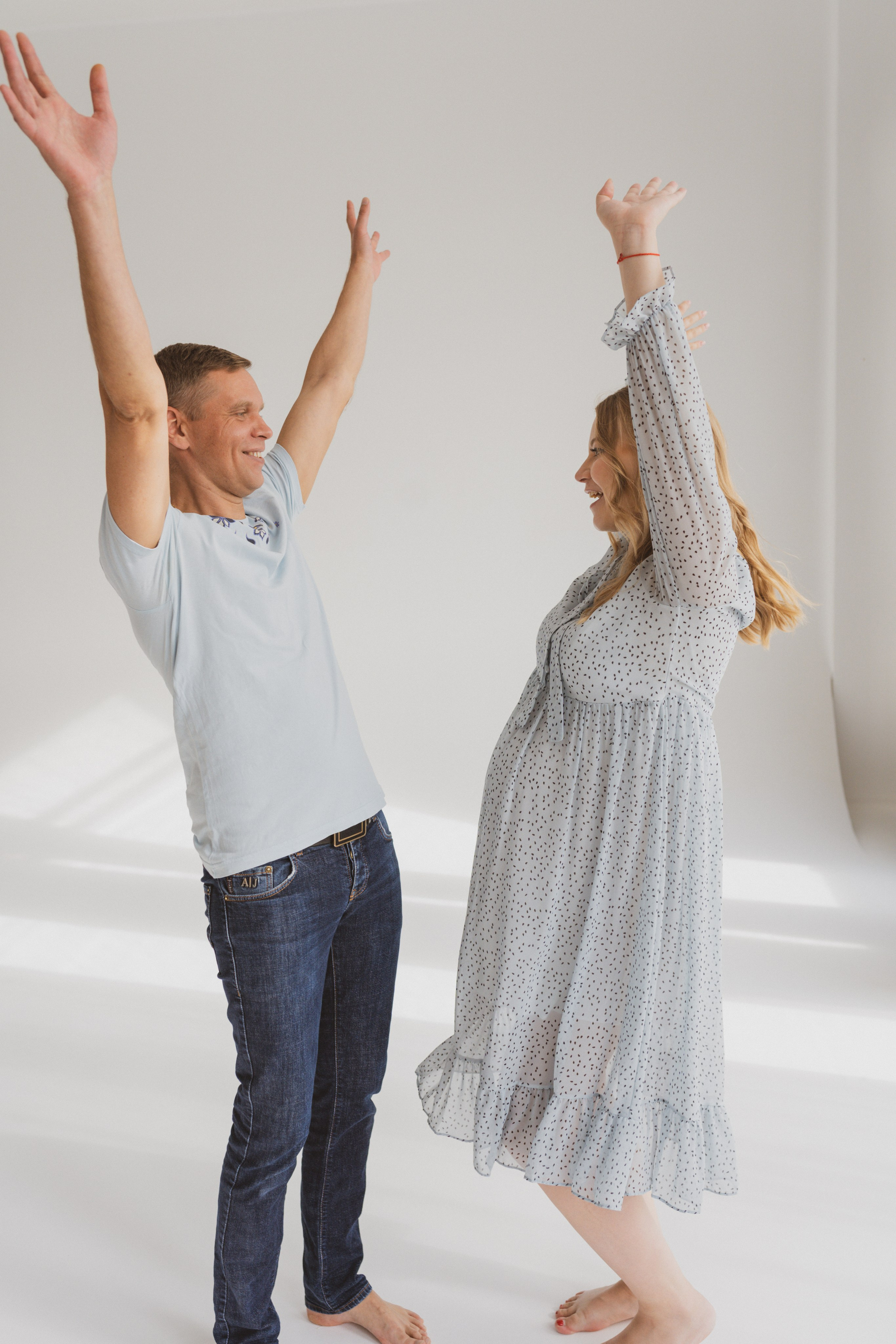 Семейная фотосессия в студии в Москве, семейный фотограф Анна Полушина. Свадебный фотограф в Москве Анна Полушина