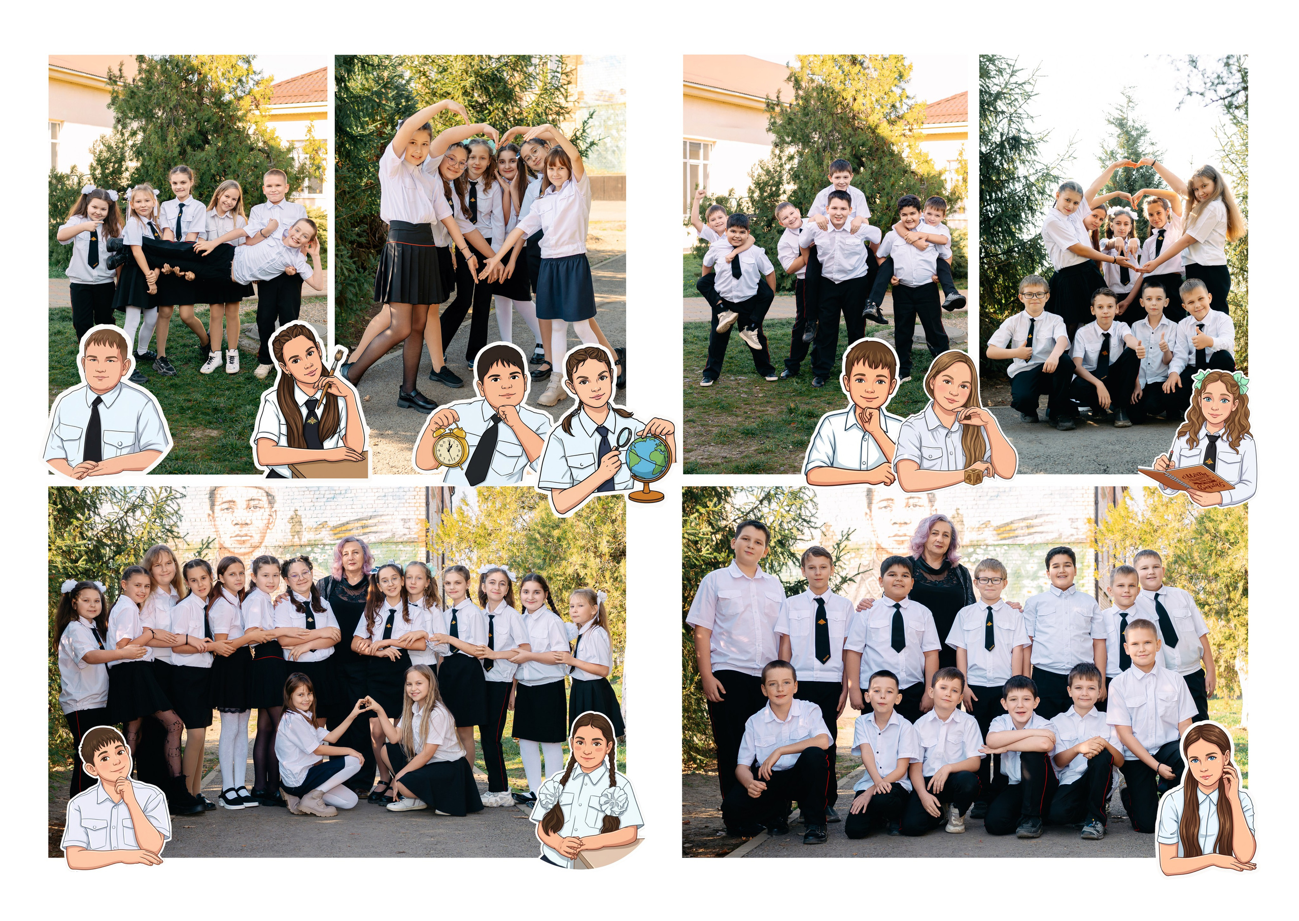 ВЫПУСКНЫЕ АЛЬБОМЫ 1 — 4 КЛАСС. Фотограф Краснодарский край Погорина Ольга Олеговна