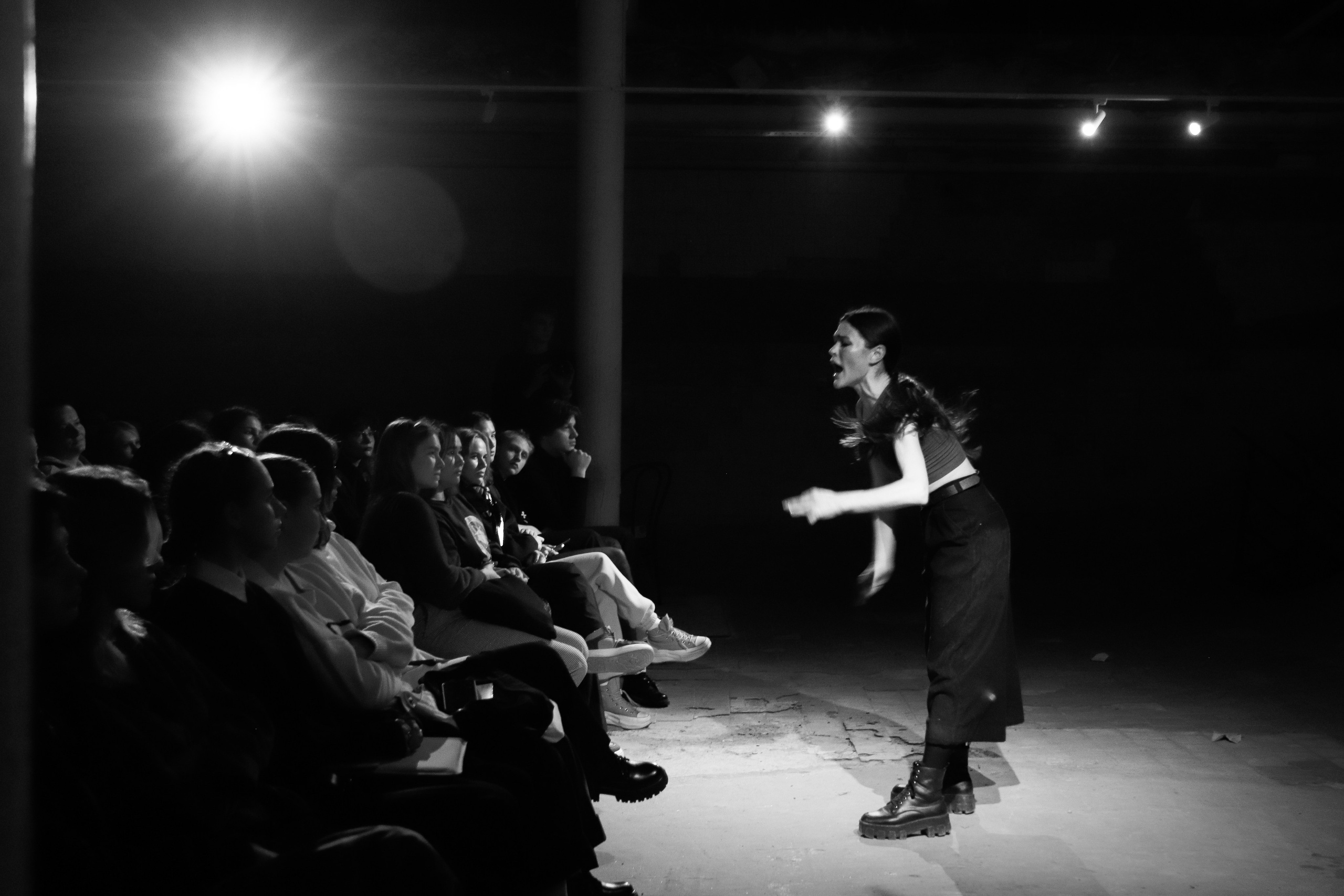 ½ человека — спектакль Артёма Молода. Полина Щапова БМК235 Медиаком — НИУ ВШЭ