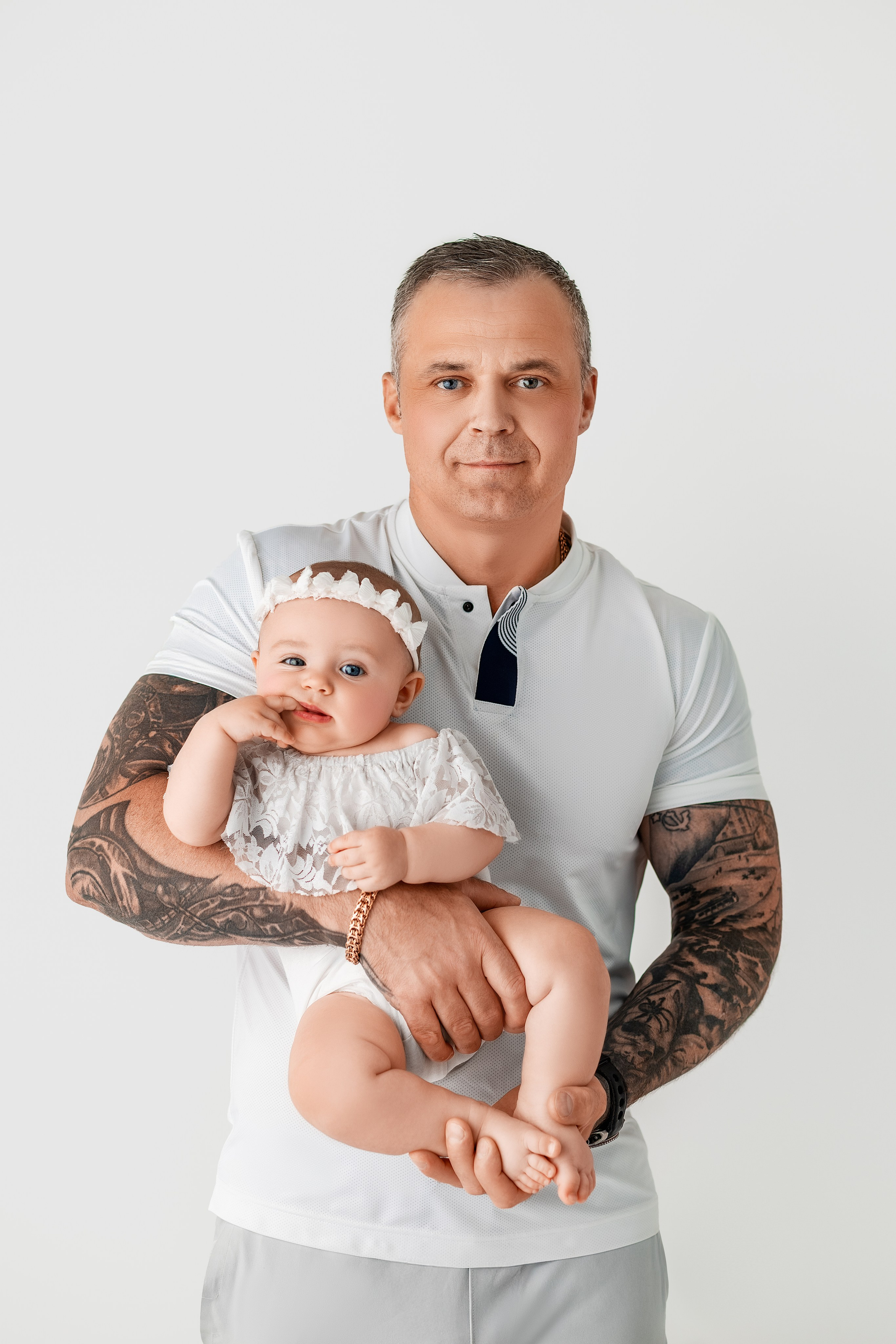 Милена и семья, 5 месяцев. Фотограф новорожденных в Нижнем Новгороде Надежда Кадылкина