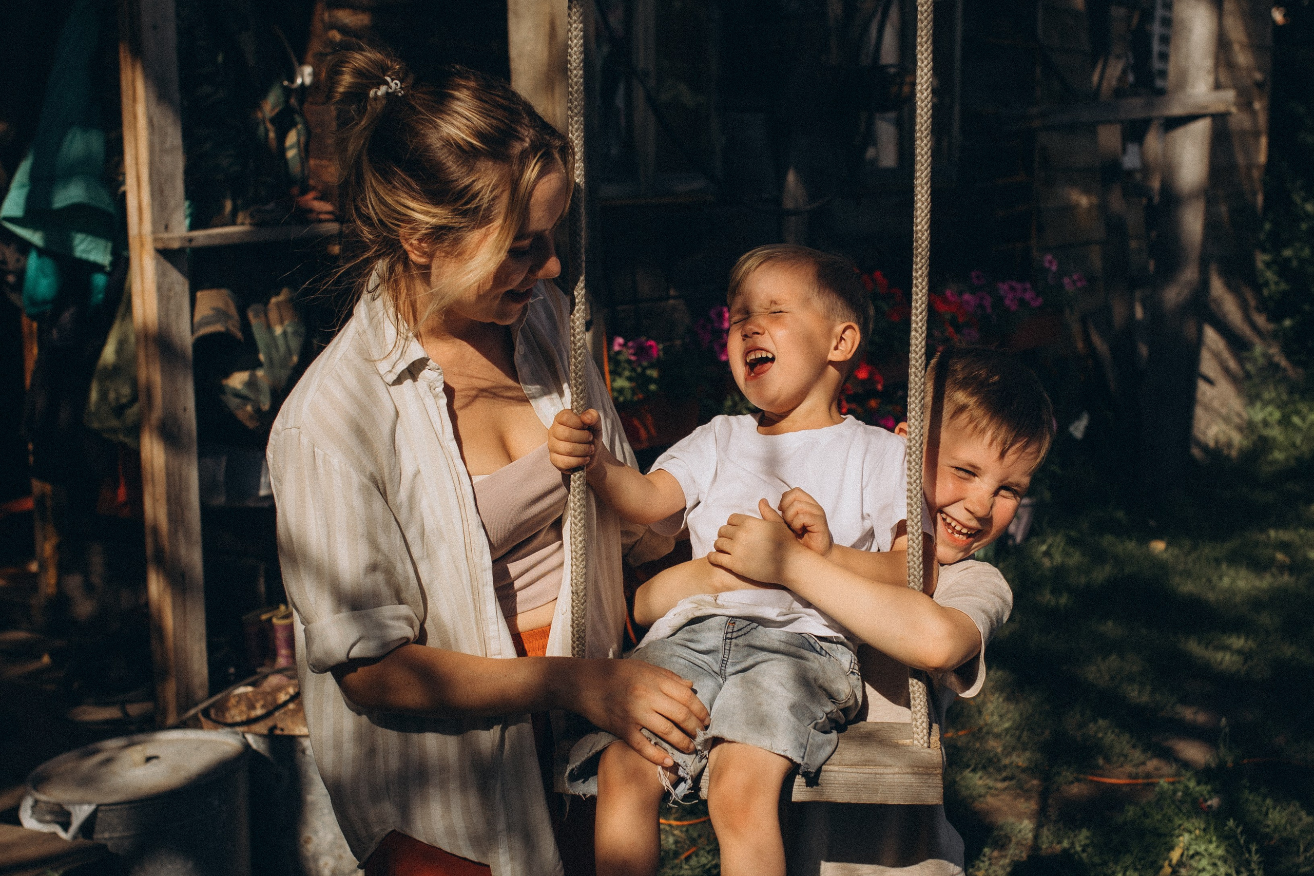 Дачная история. Семейный фотограф lifestyle в Новосибирске Елена Шпилевая