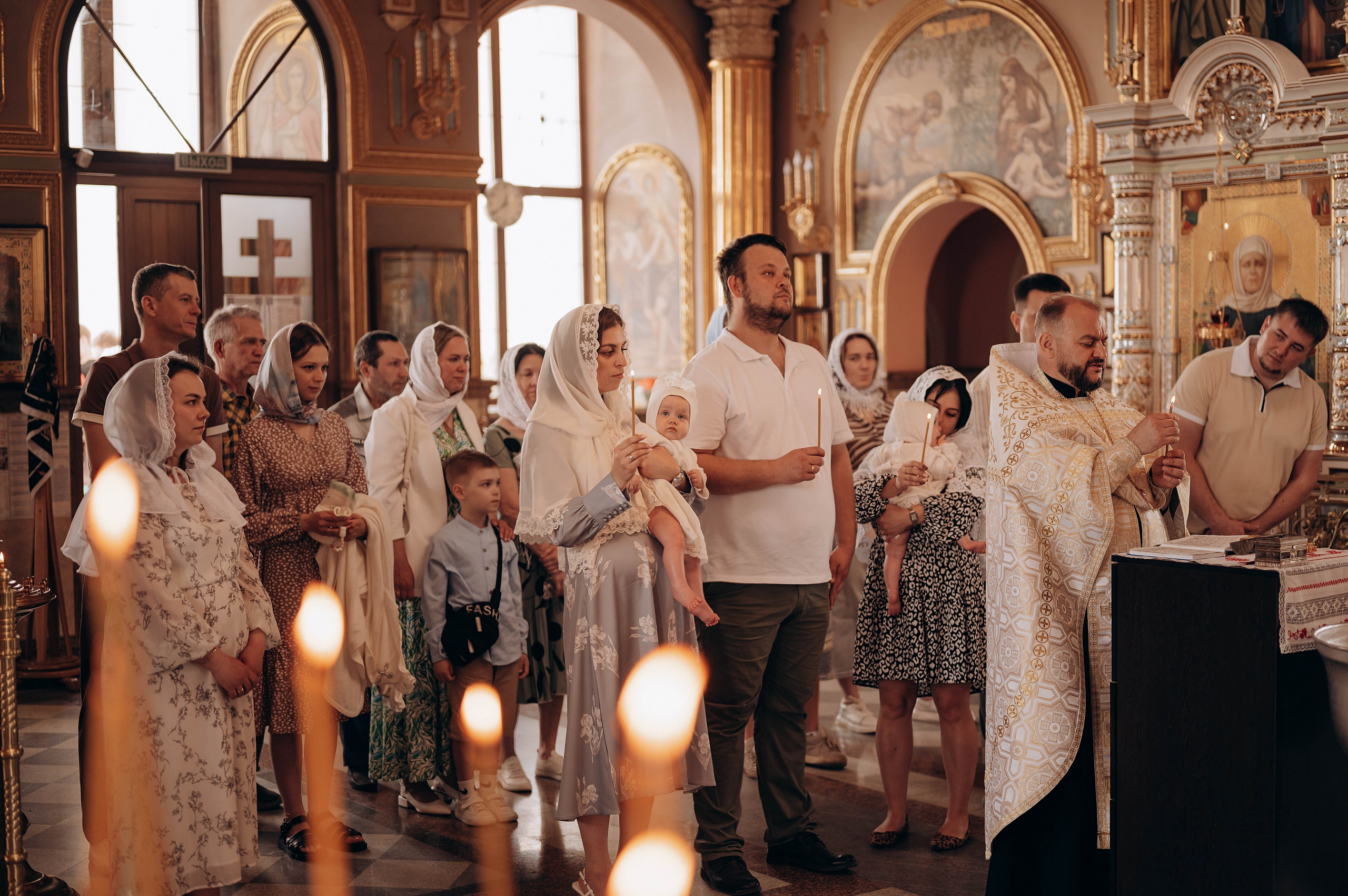Таинство Крещения. Фотограф Юлия Щербакова