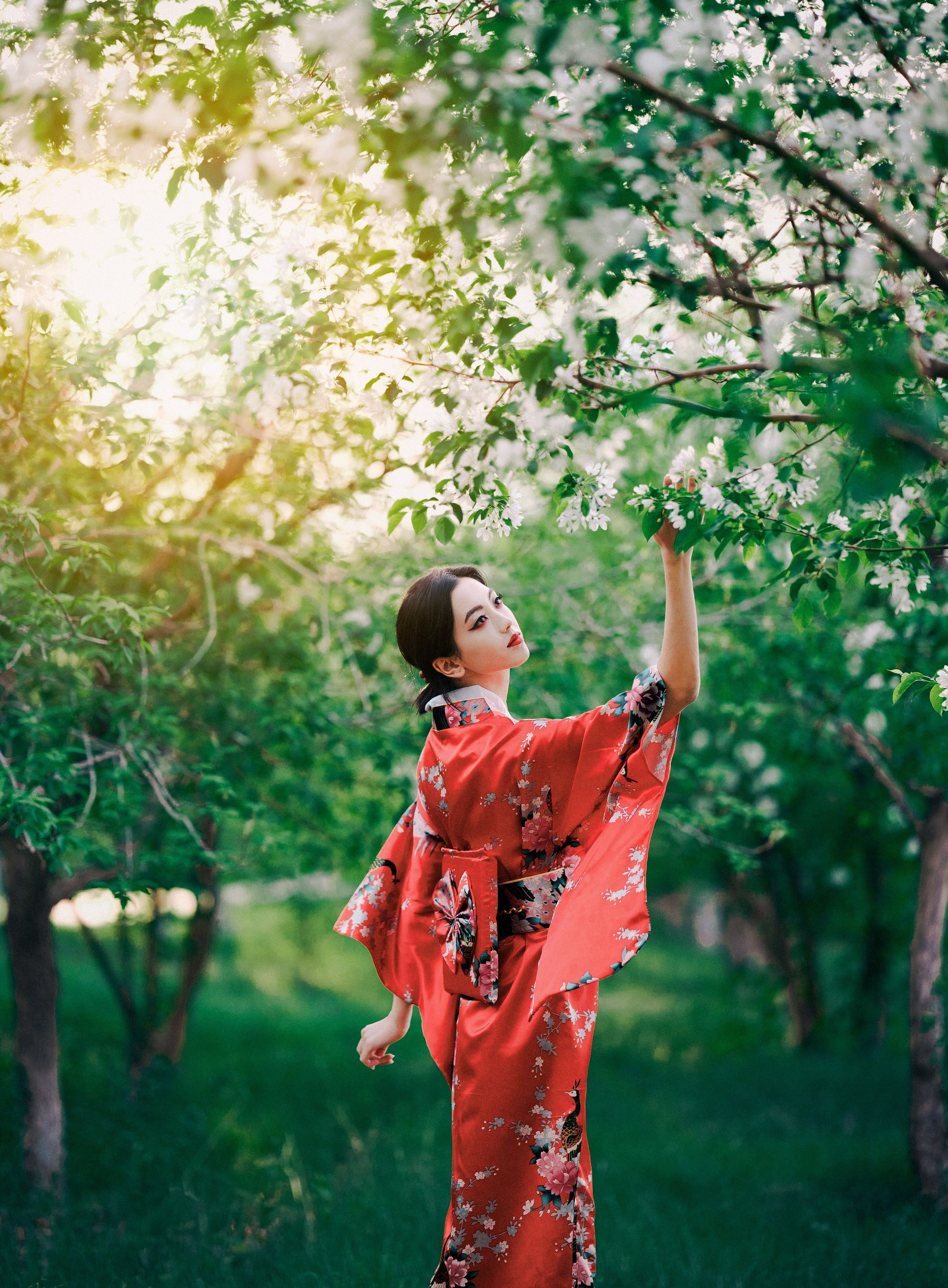 Гейша в саду. Фотограф в Москве Павел Моисеев