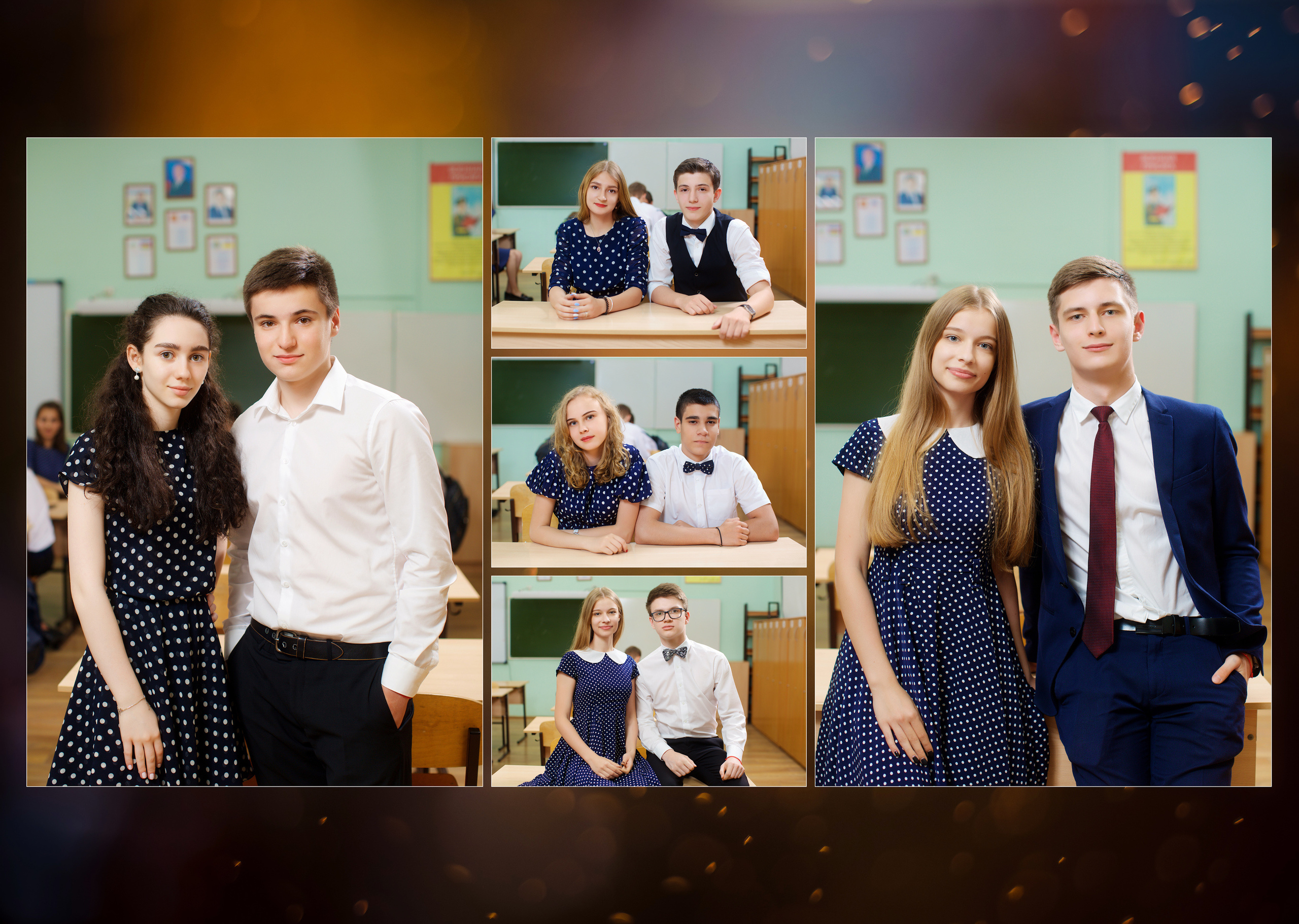 Пример школьного альбома на 20 разворотов. Профессиональный фотограф в Краснодаре Виталий Васькович