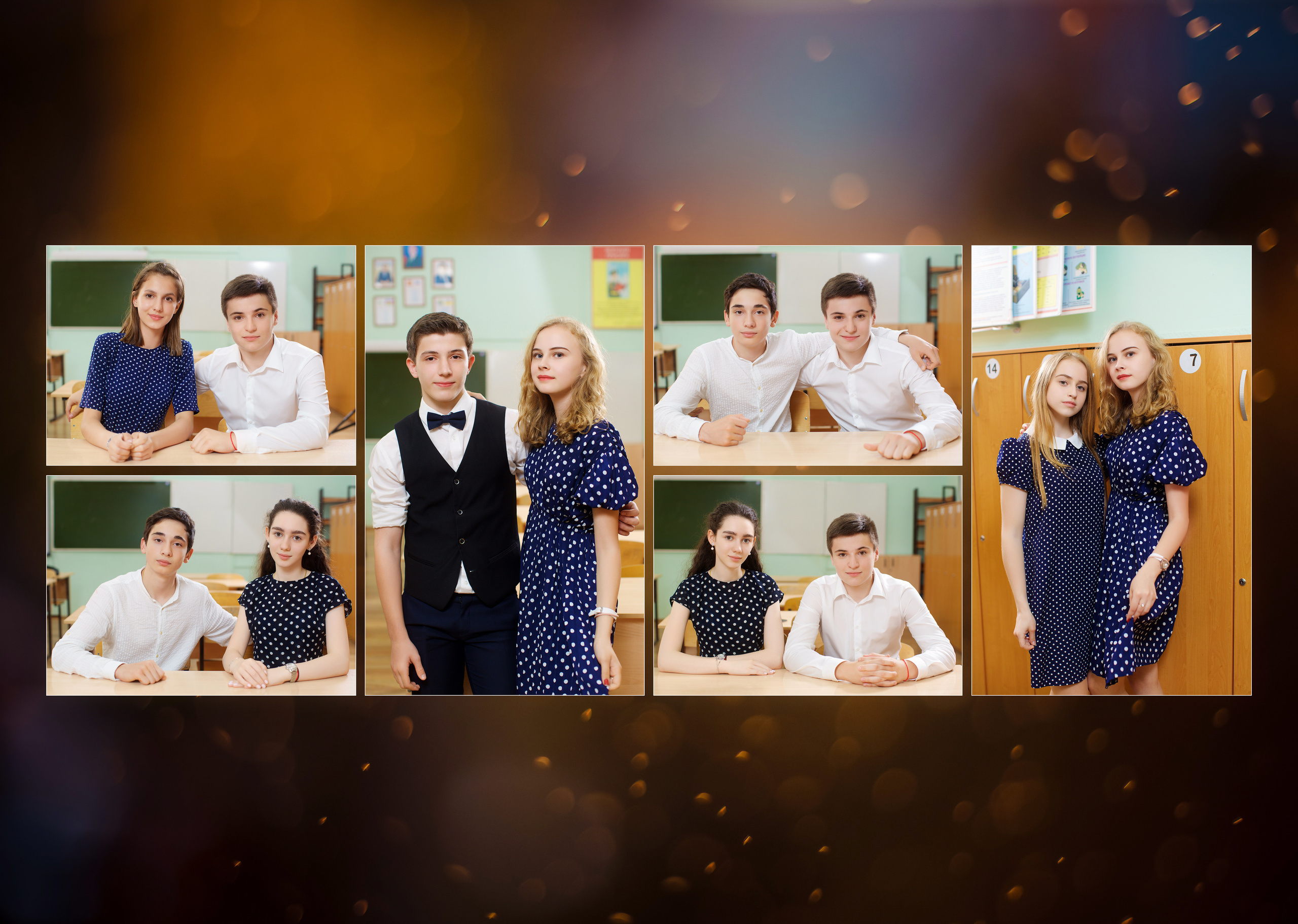 Пример школьного альбома на 20 разворотов. Профессиональный фотограф в Краснодаре Виталий Васькович