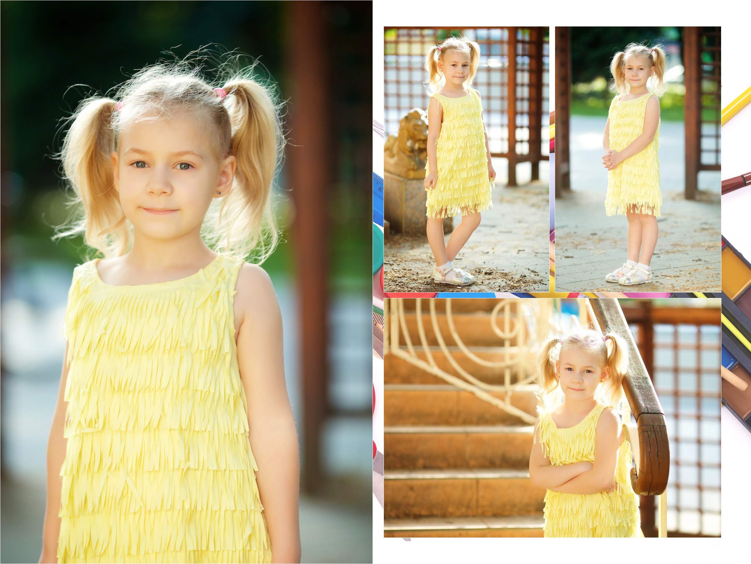 Пример альбома для детского сада на 4 разворота. Профессиональный фотограф в Краснодаре Виталий Васькович