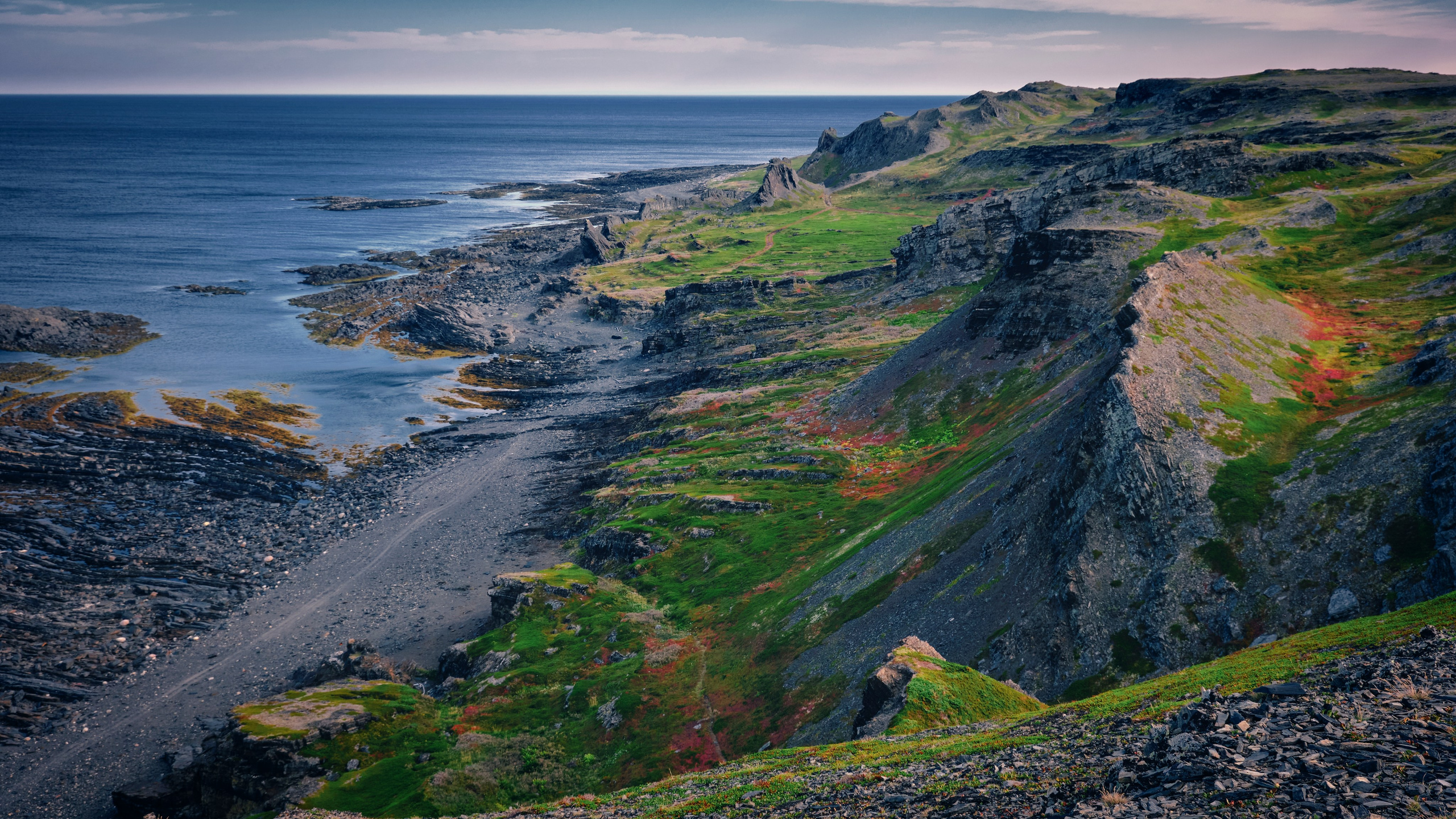 Пейзажи Крайнего Севера. Баренцево море, Рыбачий, Средний, Немецкий