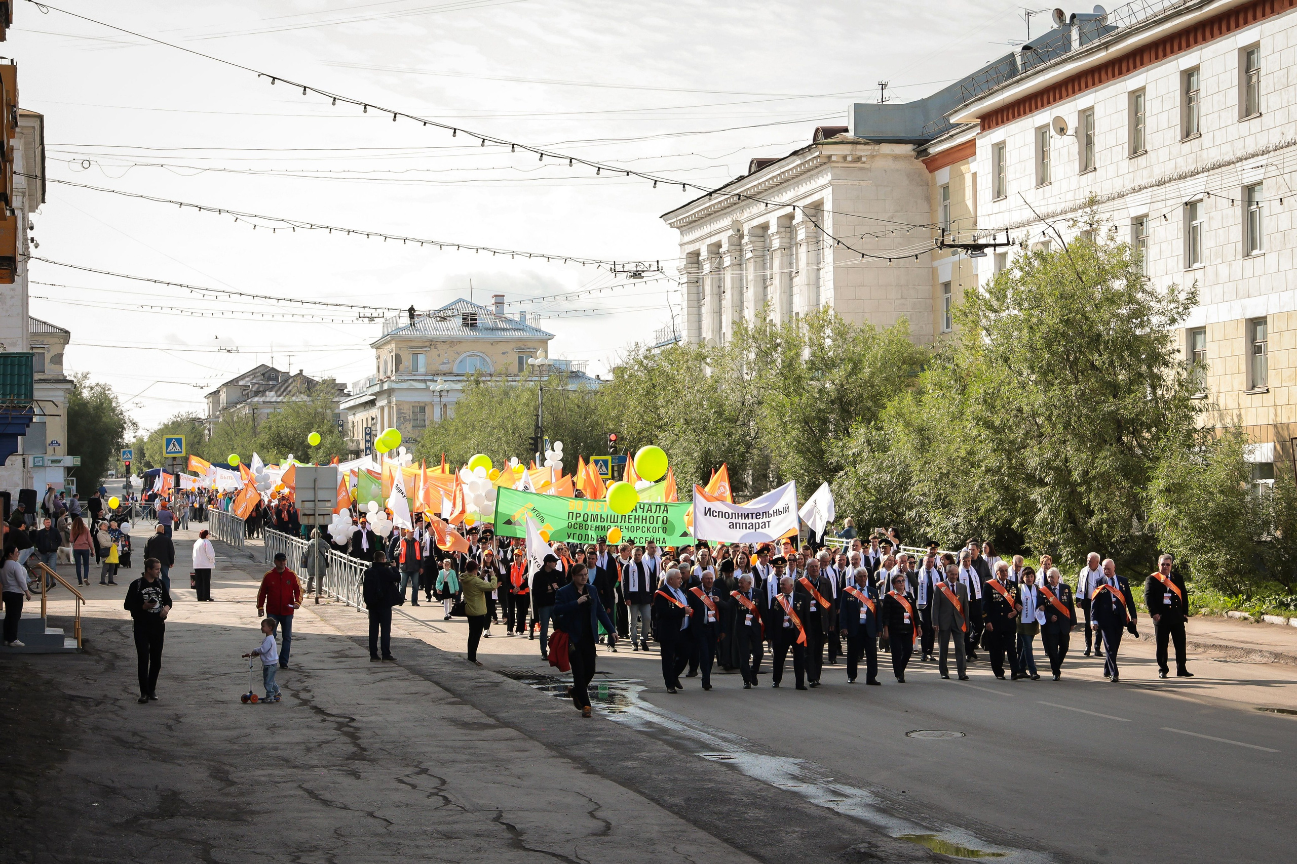 День шахтера в Воркуте. Фотограф Владимир Юрлов