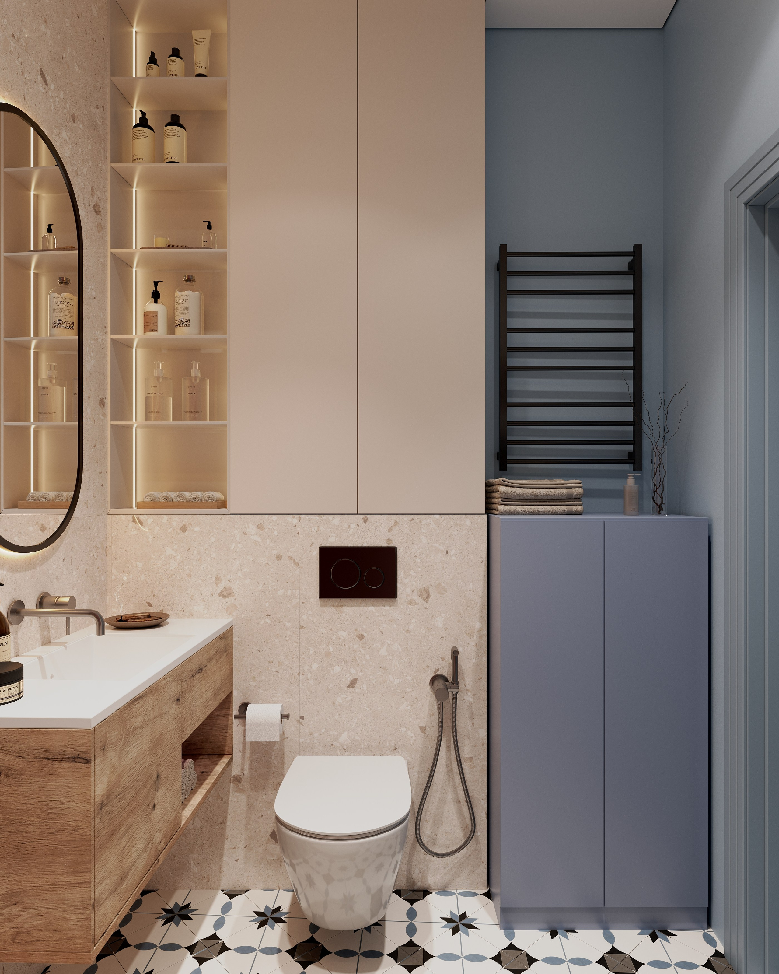 ЖК «Римский, 77.6 м². Мария Воропаева | Дизайн интерьера под ключ Москва и МО