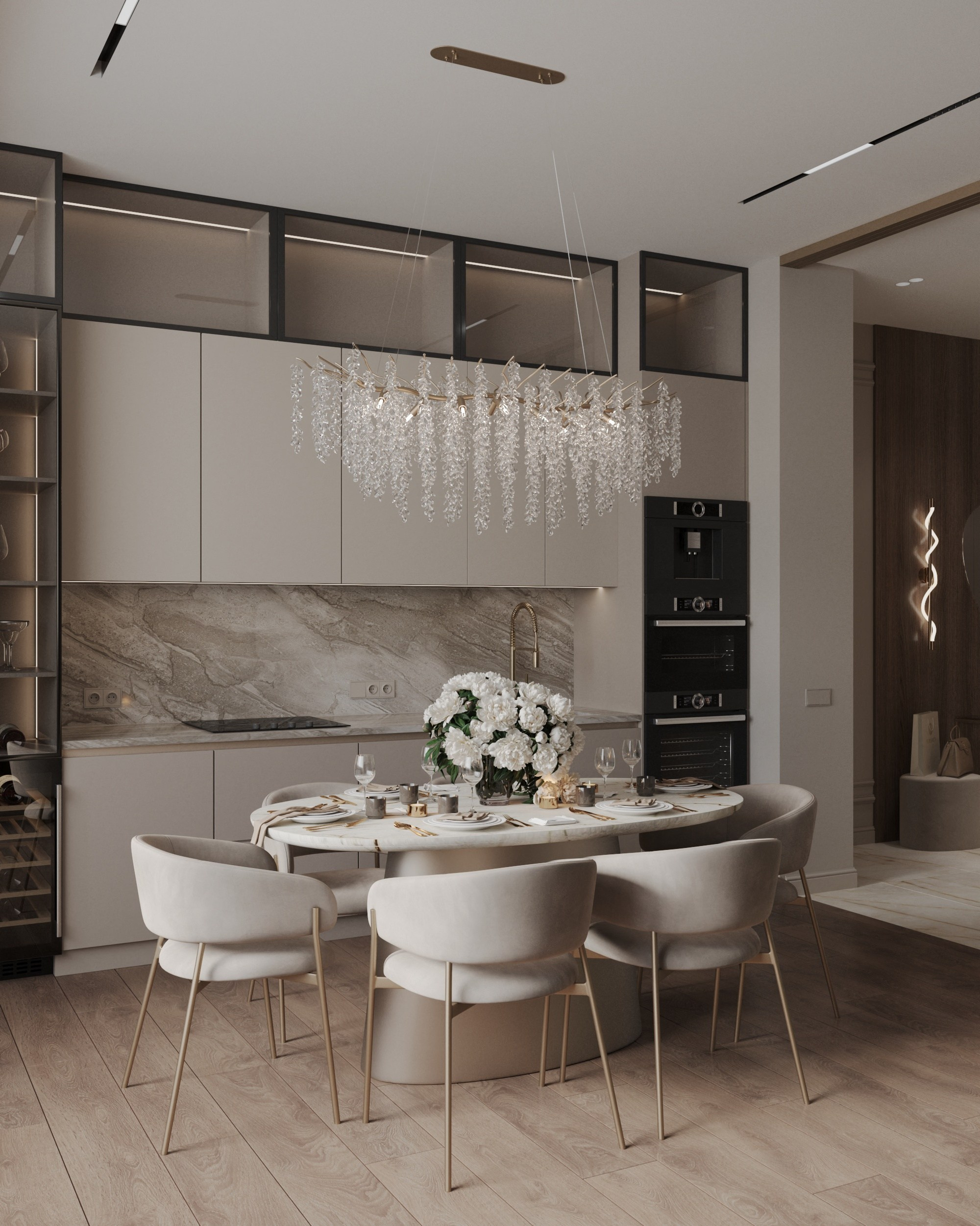 Дизайн-проект ЖК Foriver г. Москва. Дизайн интерьеров, 3D визуализации