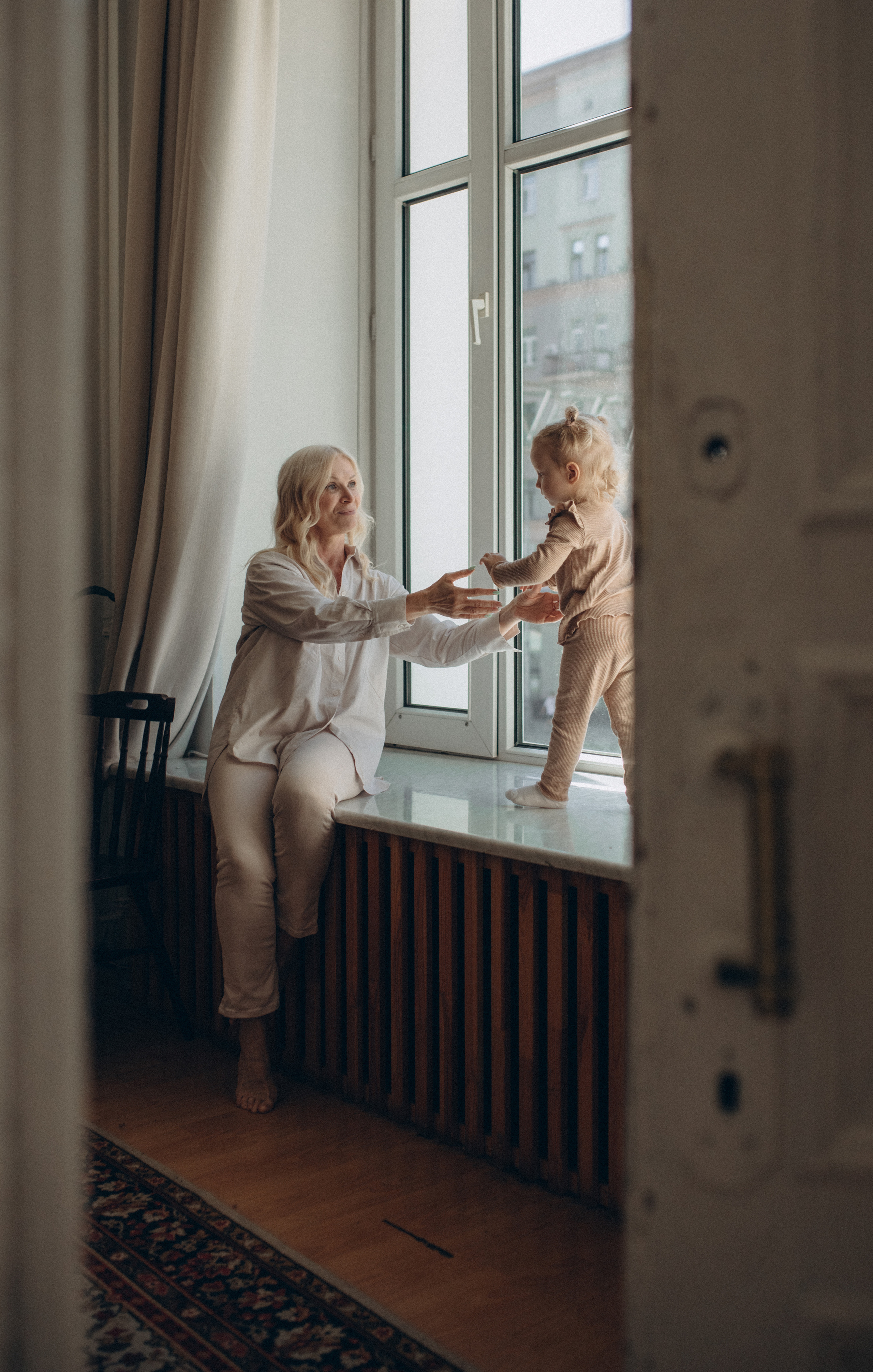 Бабушка и внучка. Семейный и индивидуальный фотограф в Москве Литинская Екатерина