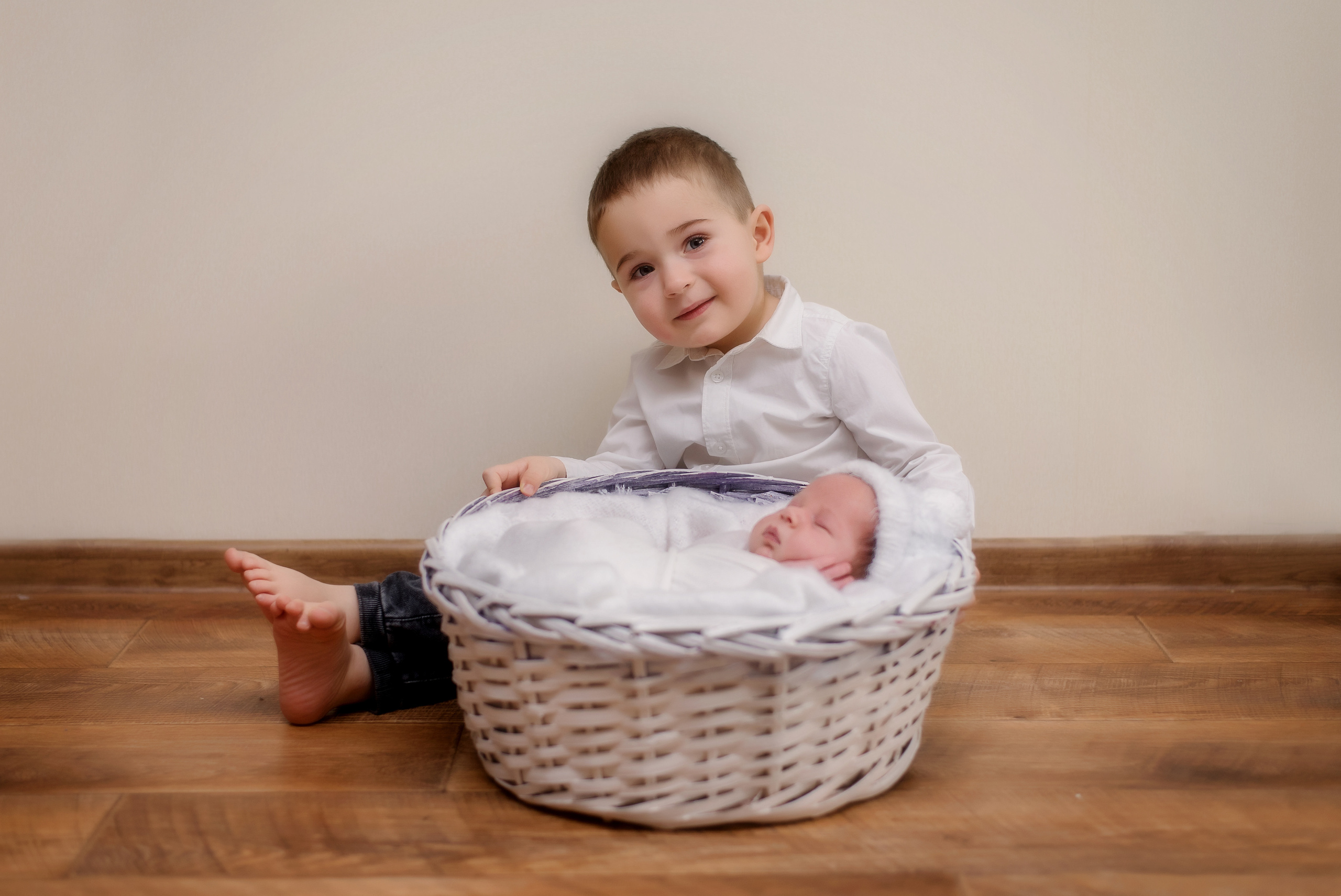 Гриша 16 дней. Детский фотограф в Долгопрудном и Москве