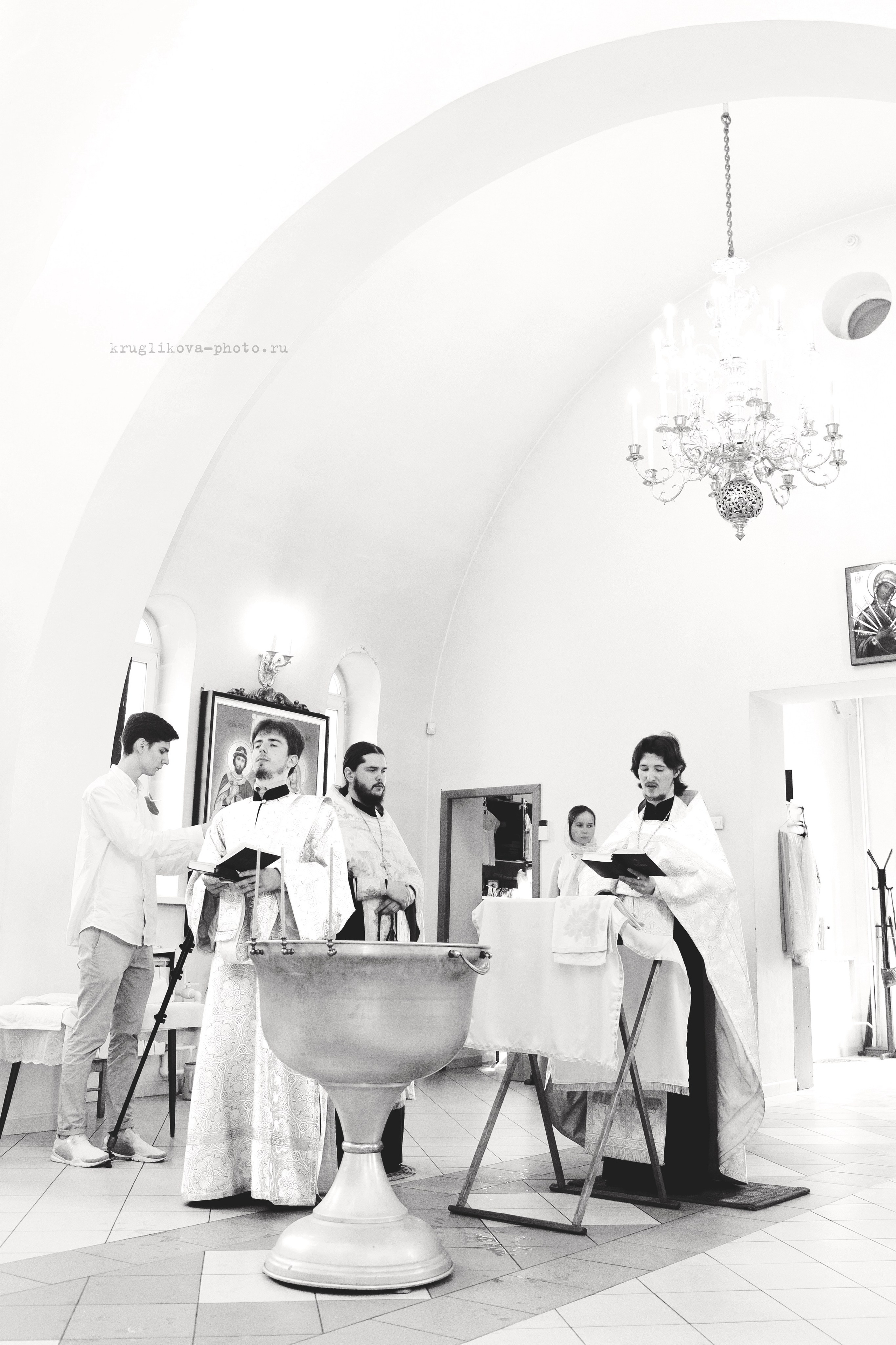 Таинство Крещения. Фотограф новорожденных и детский в Сергиевом Посаде Кругликова Юлия