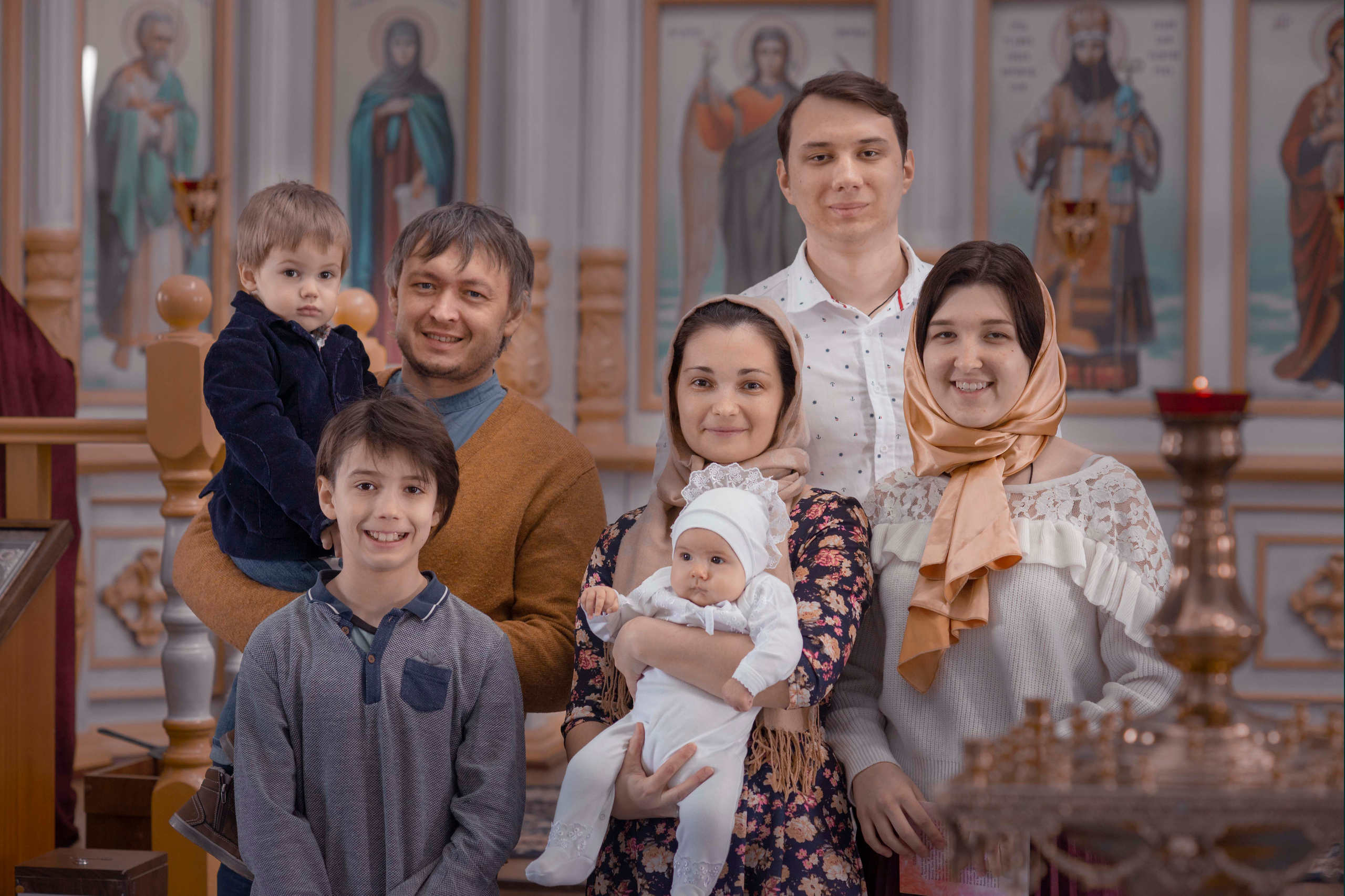 Крещение Иларии. Семейный, детский и церковный фотограф в Воронеже Валентина Борзикова